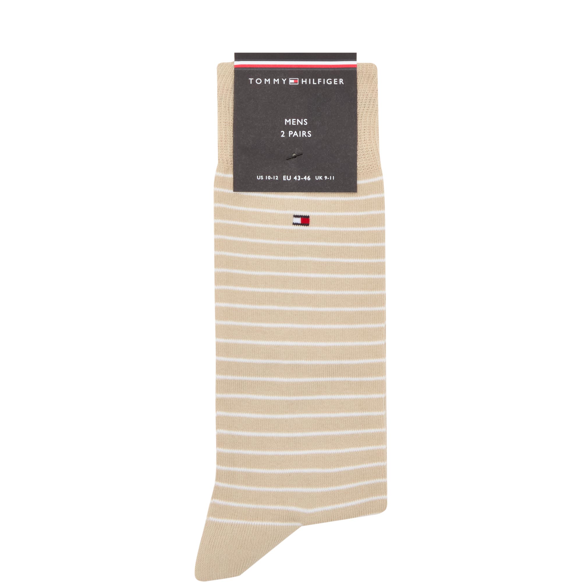 Two-Pack Logo Striped Socks