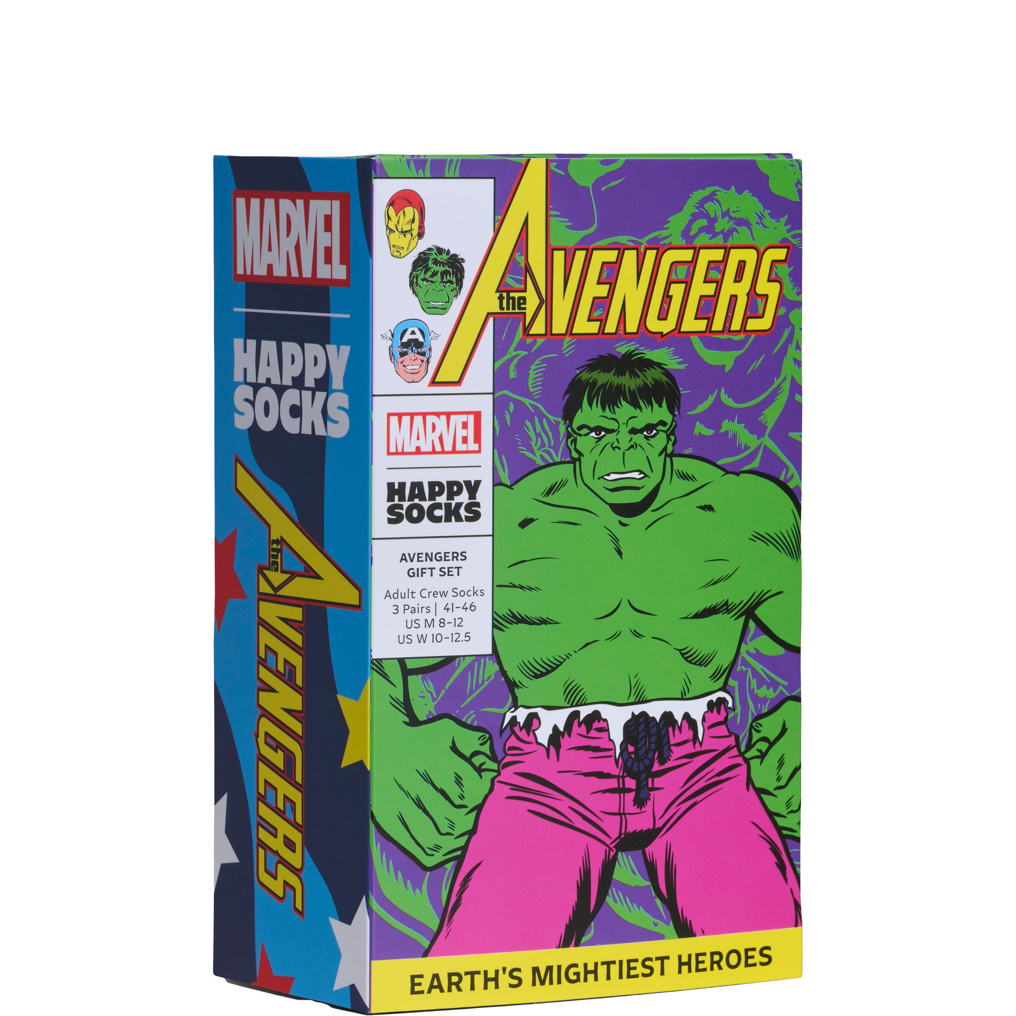 Three-Pack Marvel Avengers Socks Gift Set
