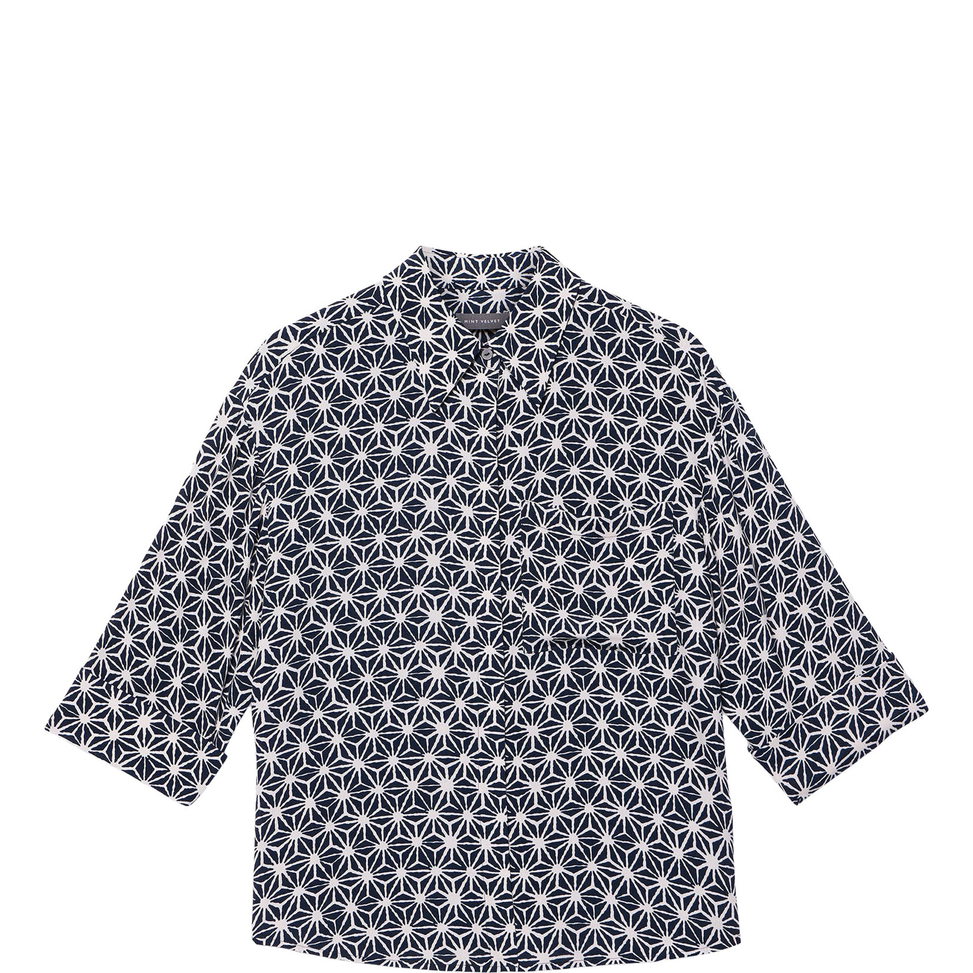 Geo Printed Resort Shirt