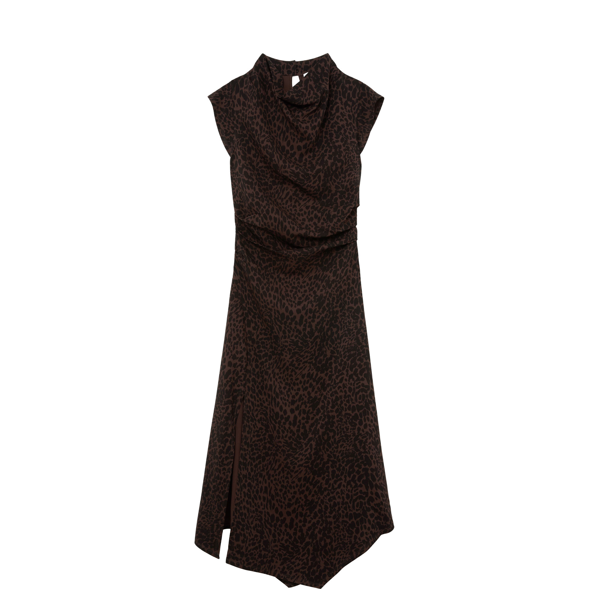 Harlie Animal Draped Dress