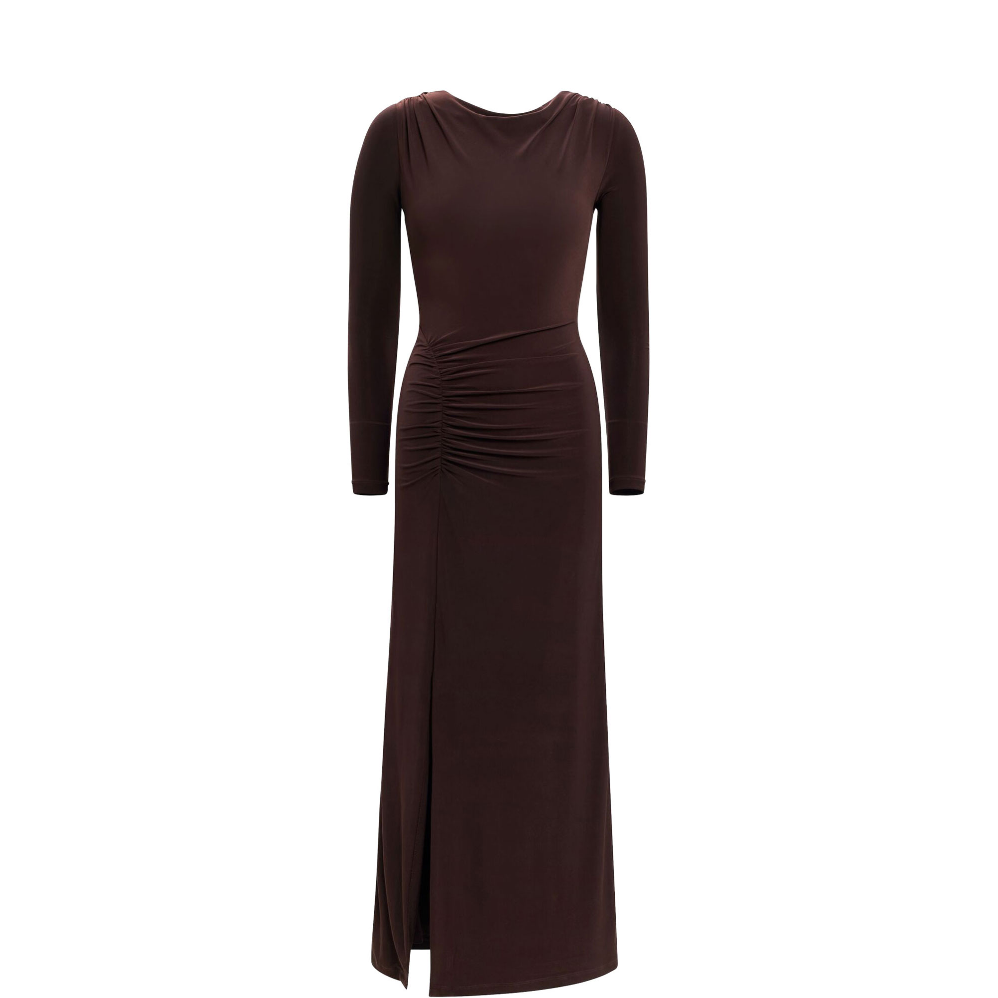 Cherie Ruched Flared Dress