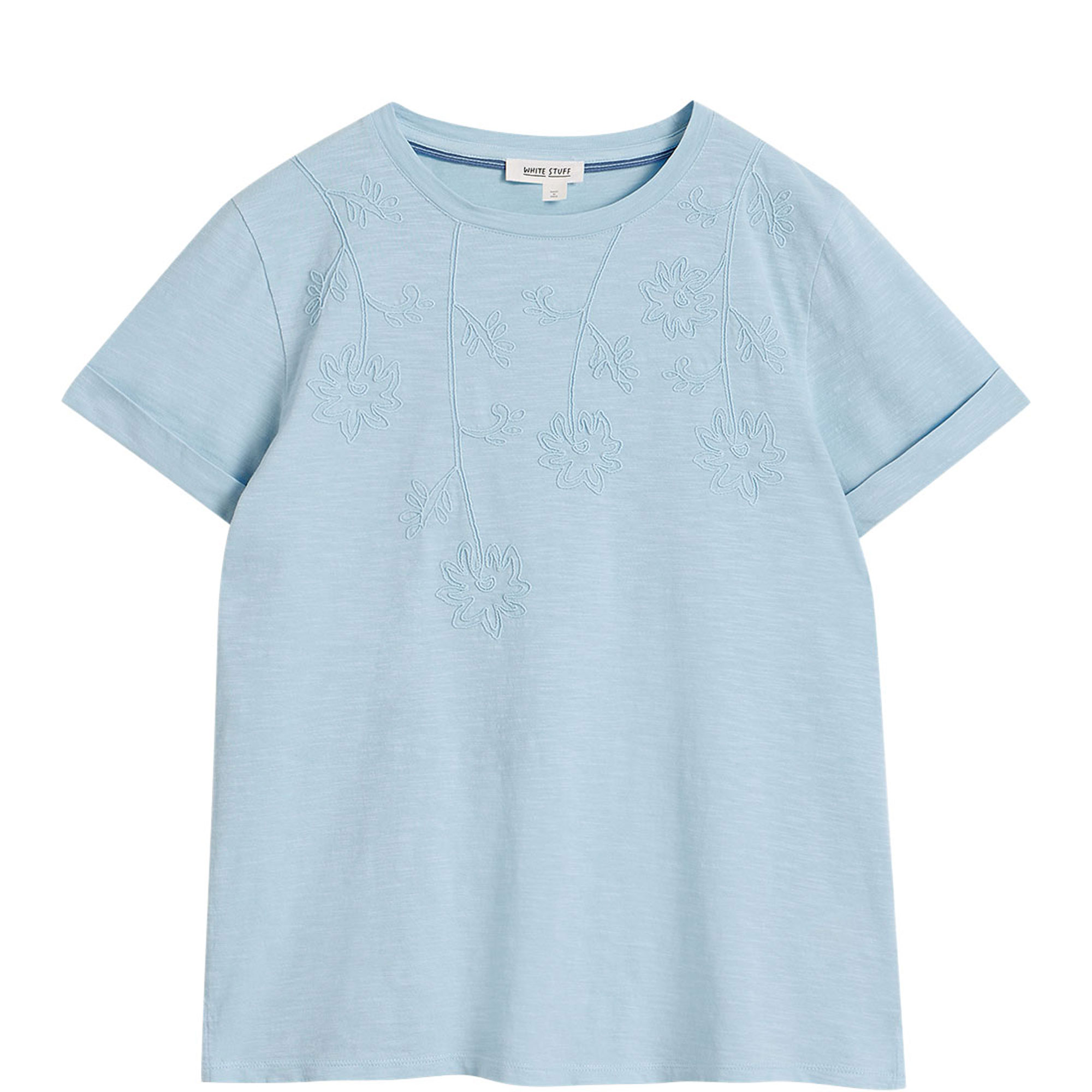 Gina Floral Embroidery T-Shirt