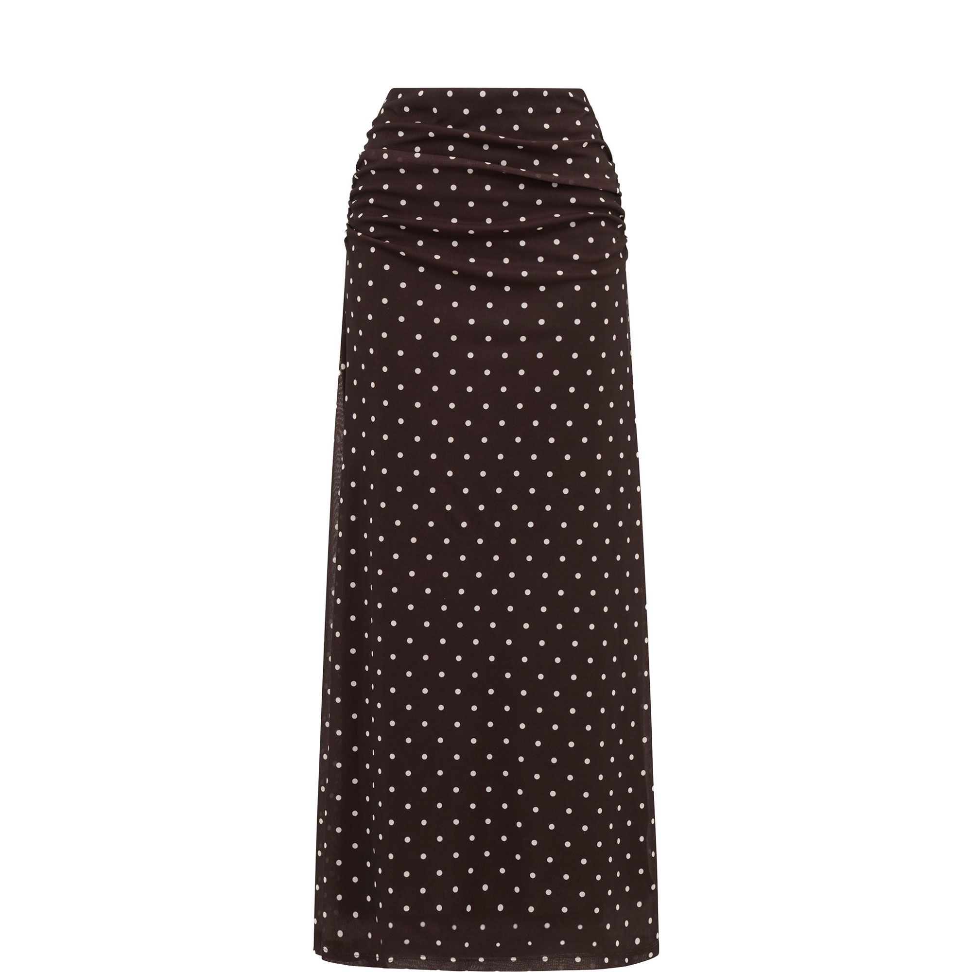 Mimi Polka Dot Flared Skirt