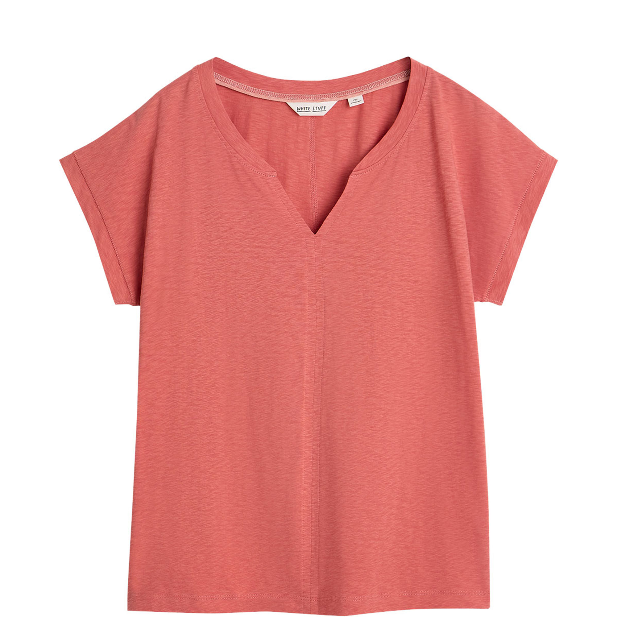 Nelly Solid Notch T-Shirt