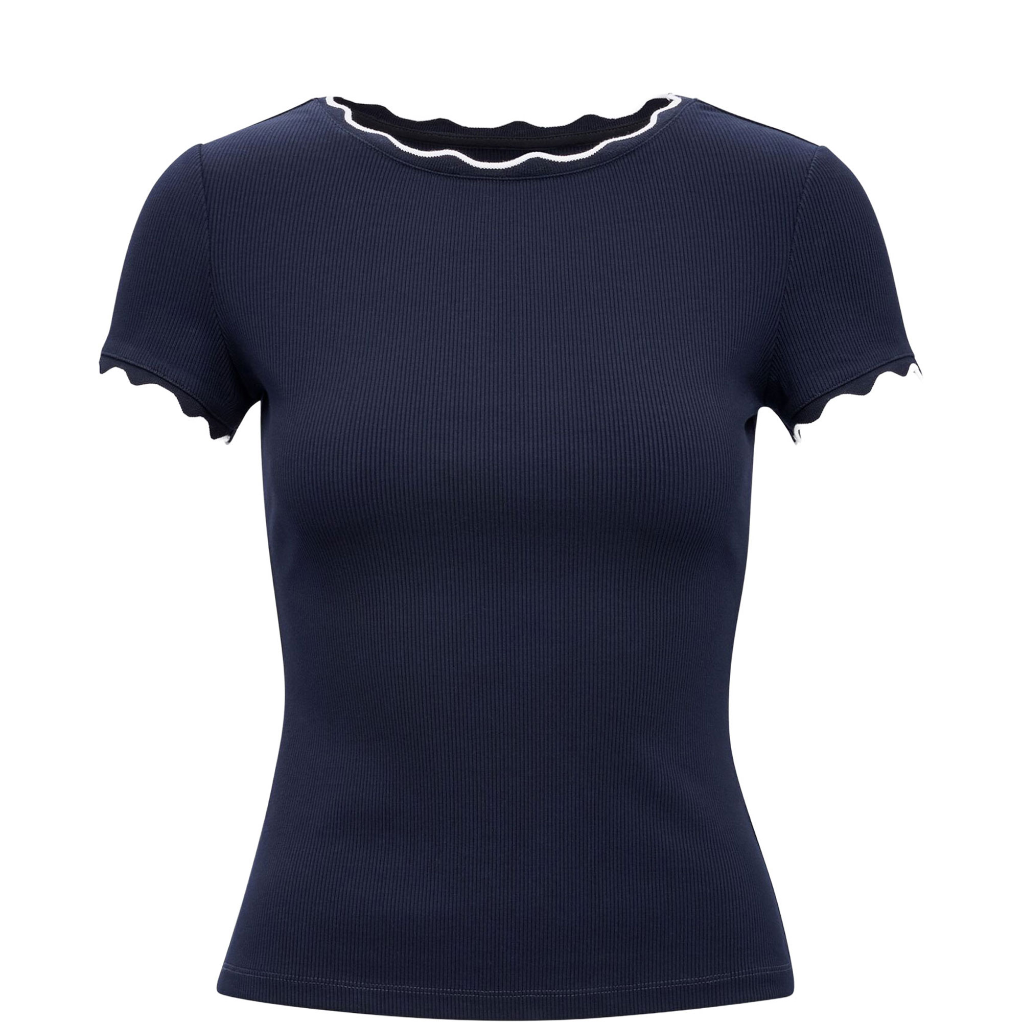 Rebecca Scallop Trim T-Shirt