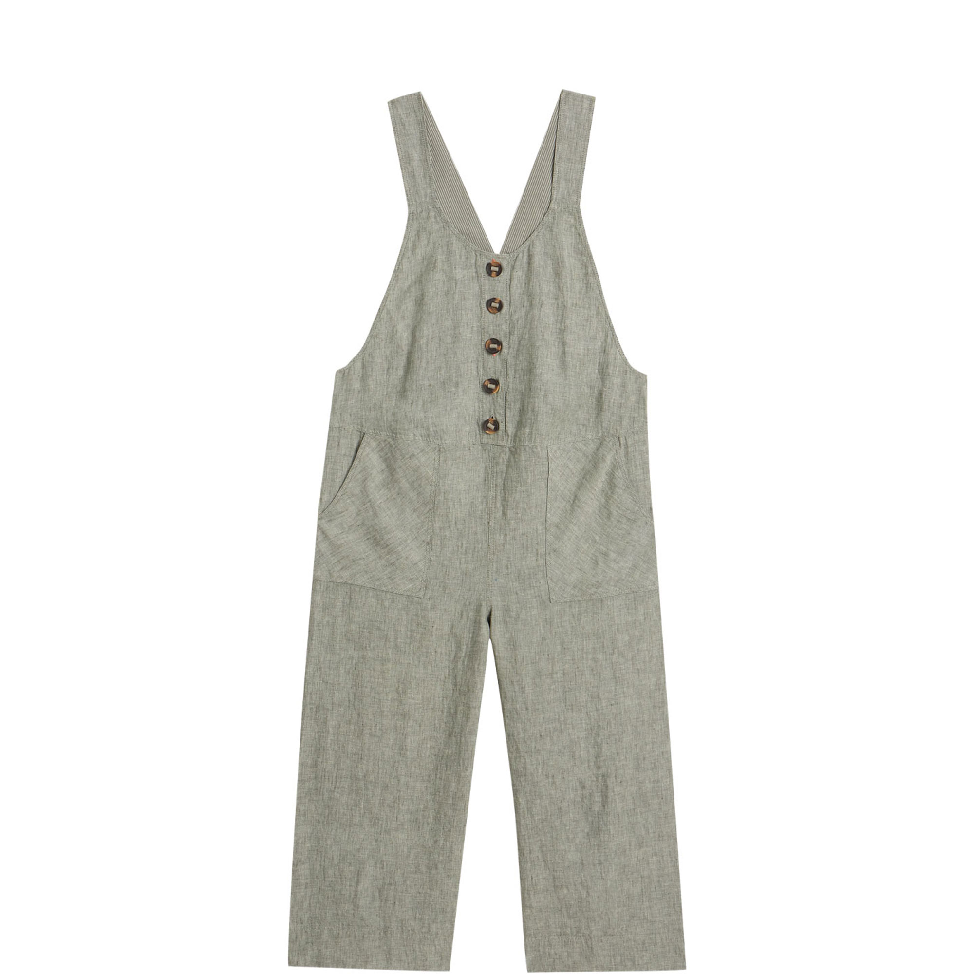 Viola Linen Dungarees