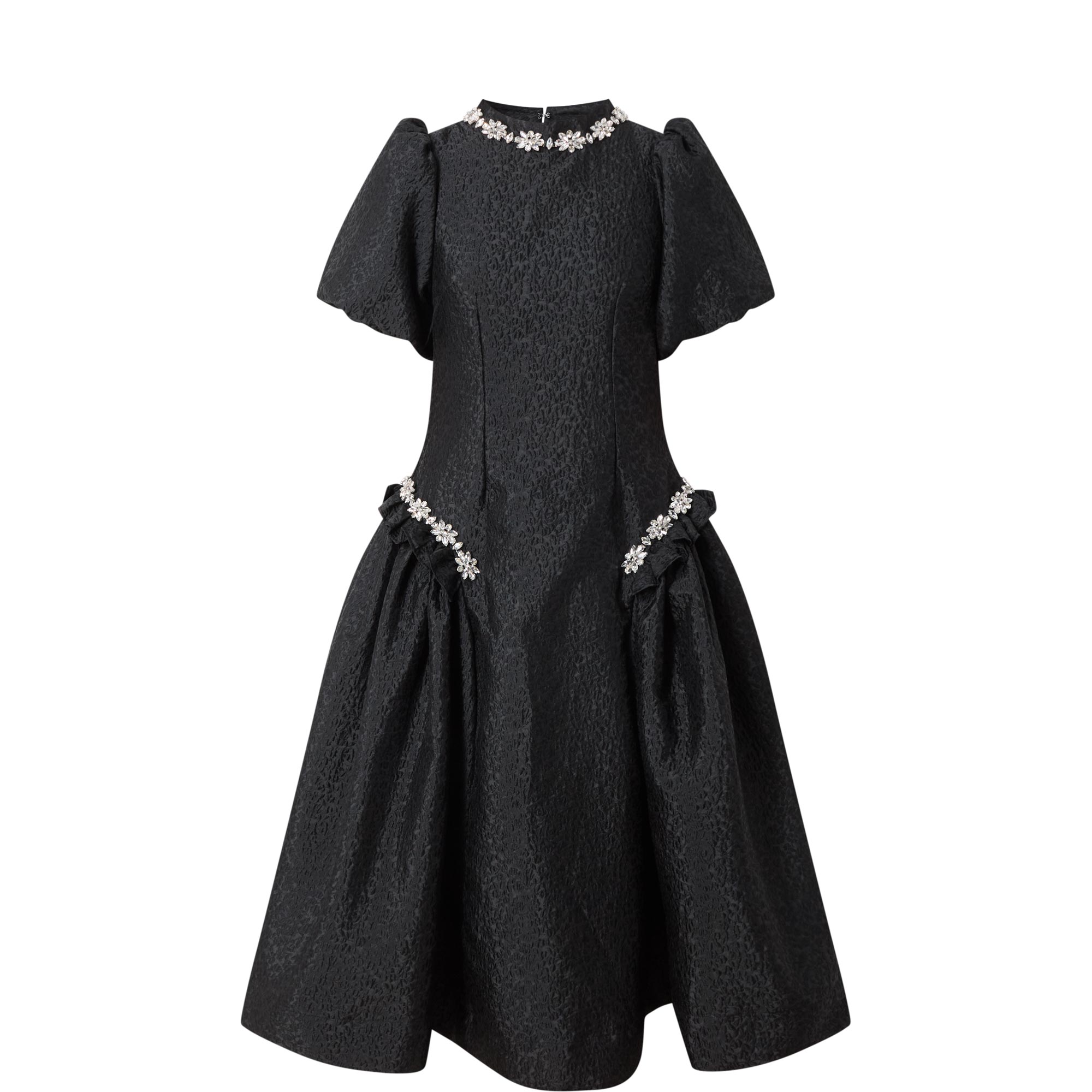 Viola Floral Jacquard Dress