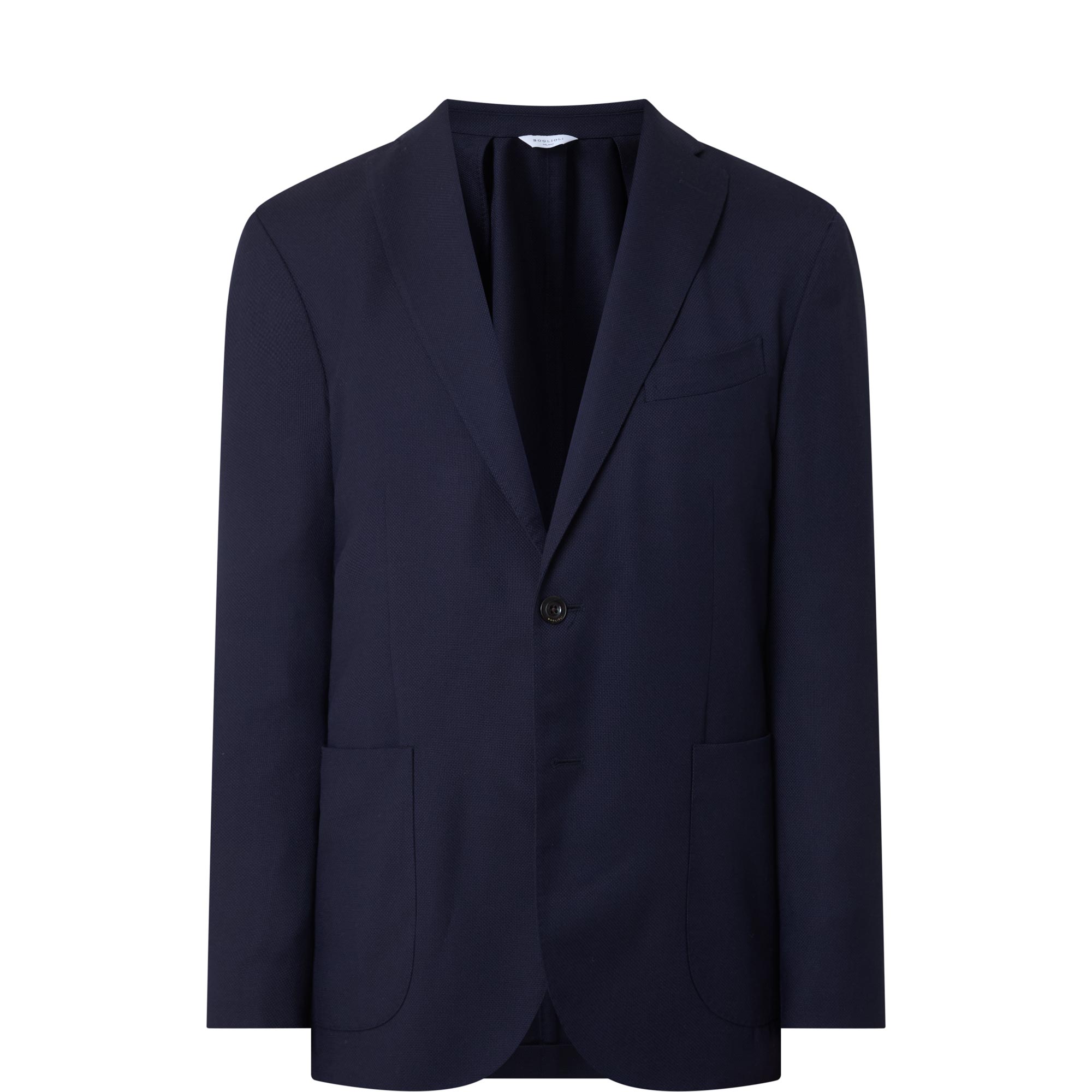 Single-Breasted Hopsack Blazer