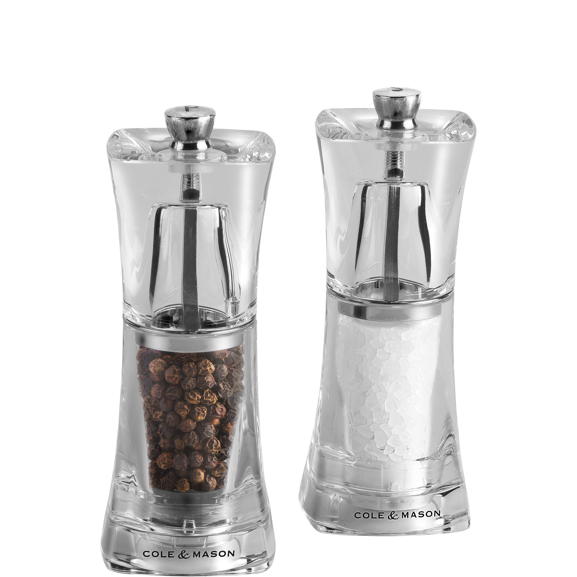 Crystal Salt & Pepper Mill Gift Set