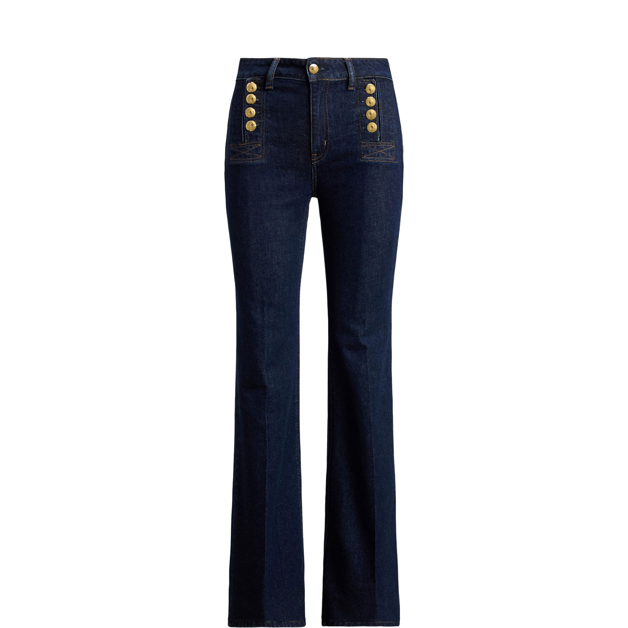 High-Rise Flared Sailor Jeans