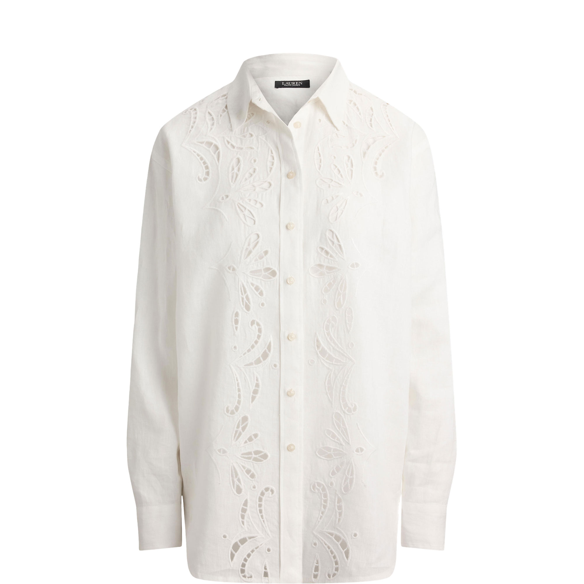 Embroidered Linen Shirt