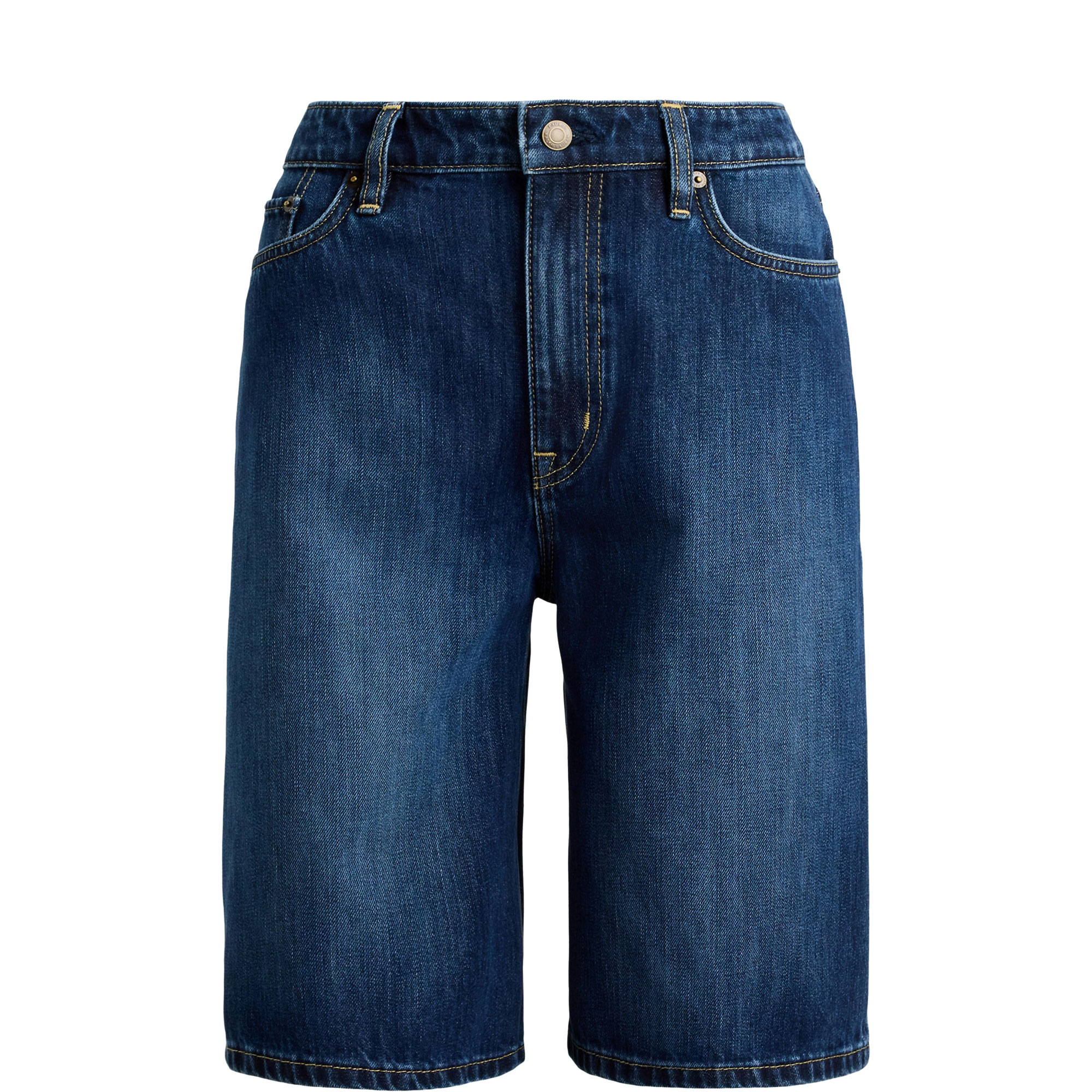 Bermuda Wide Leg Denim Shorts