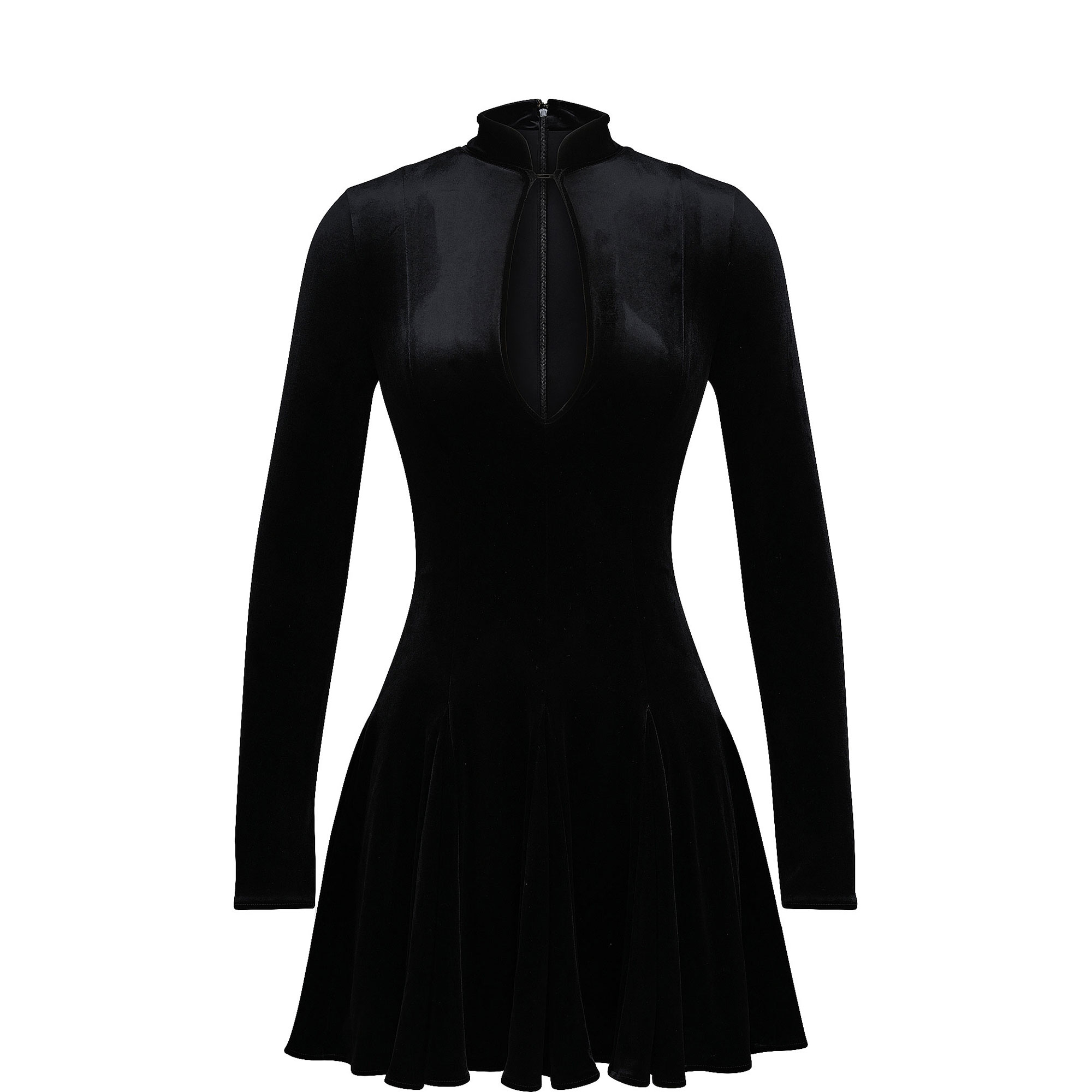 Stella Velvet Keyhole Mini Dress