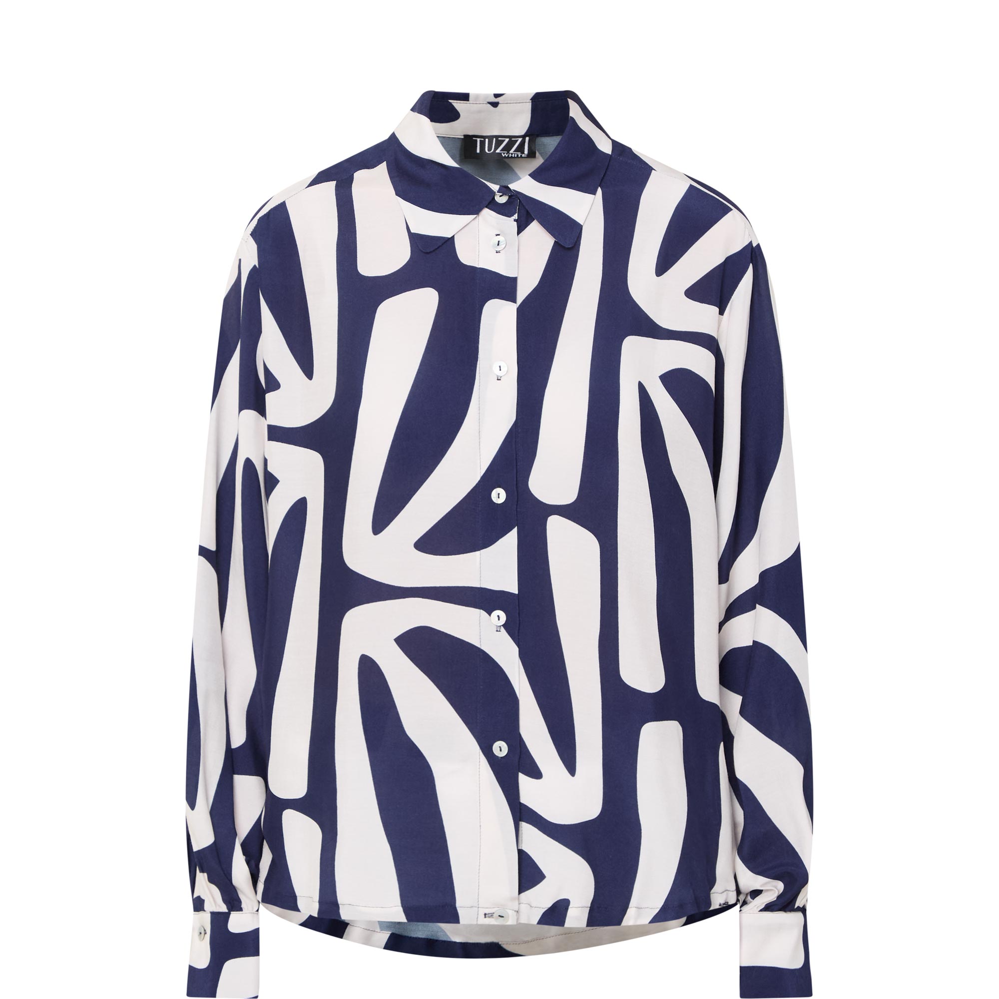 Printed Drawstring Shirt