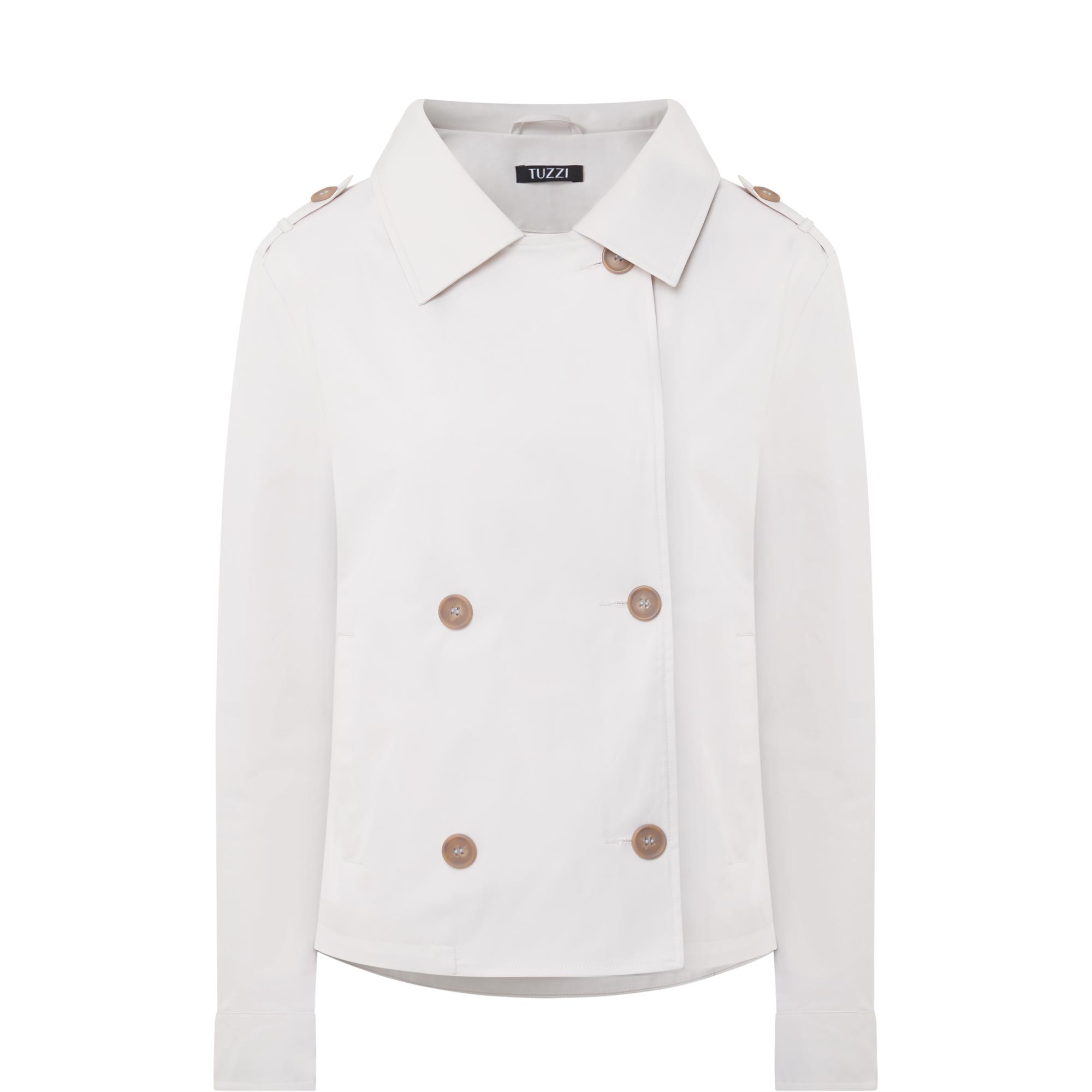 Double-Breasted Trench Jacket