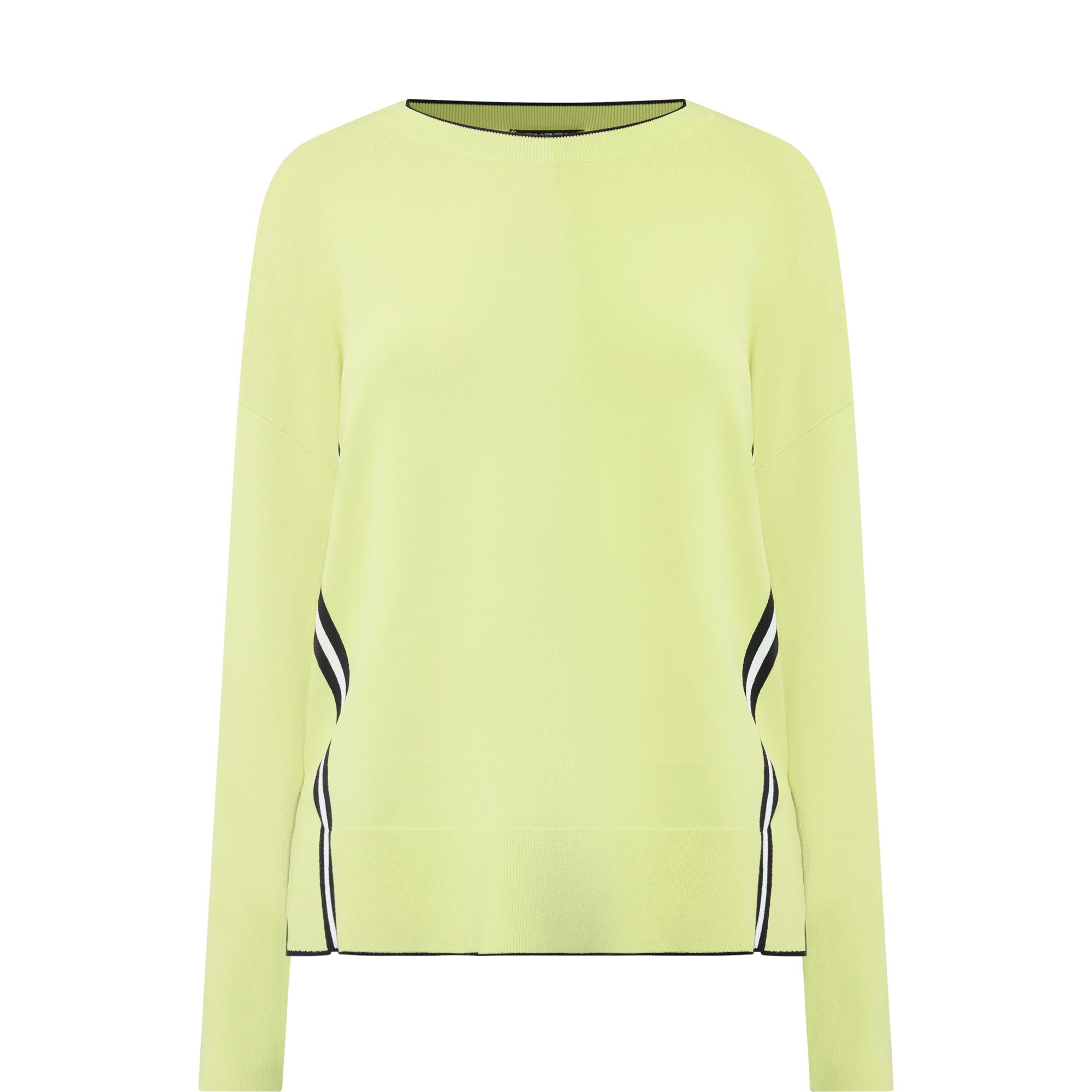 Contrast Stripe Knitted Sweater