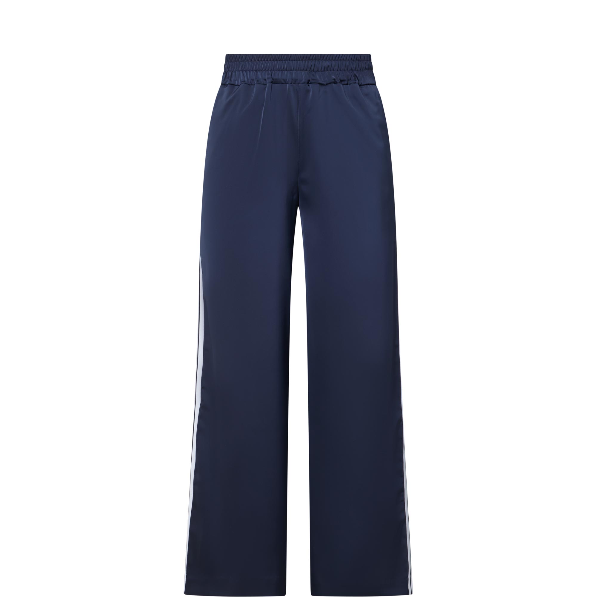 Contrast Stripe Wide Leg Track Pants