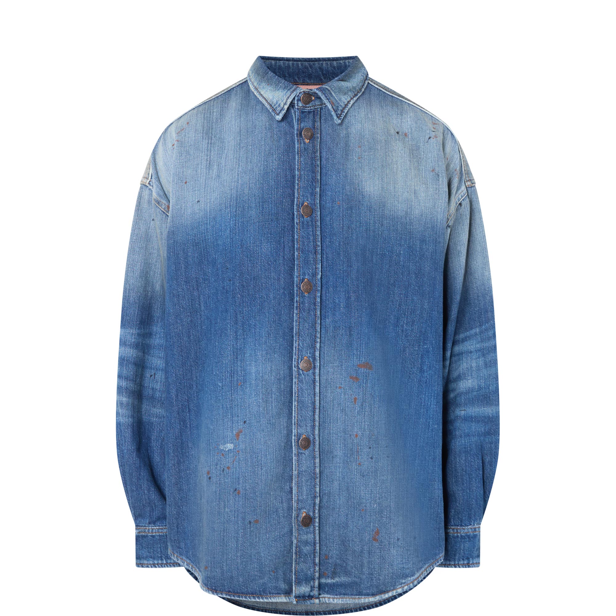 Distressed Denim Shirt