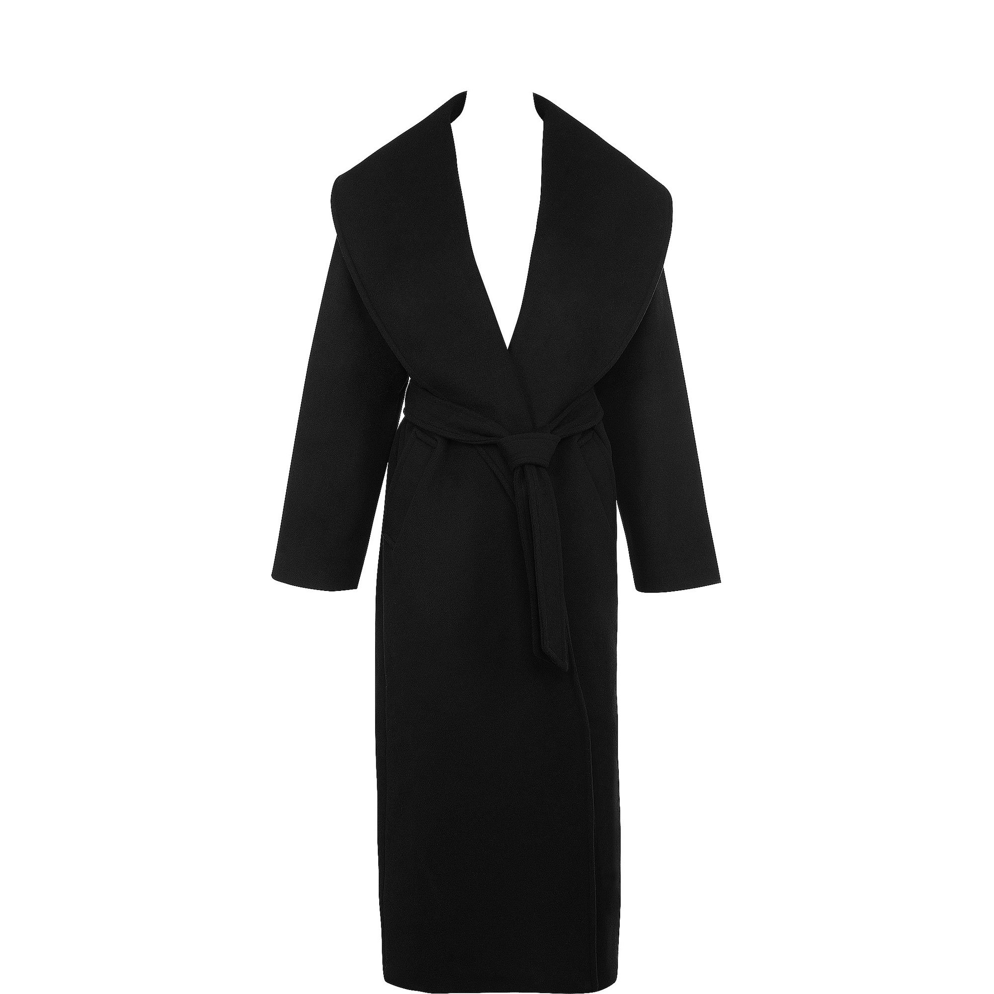 Cocoon Shawl Collar Coat
