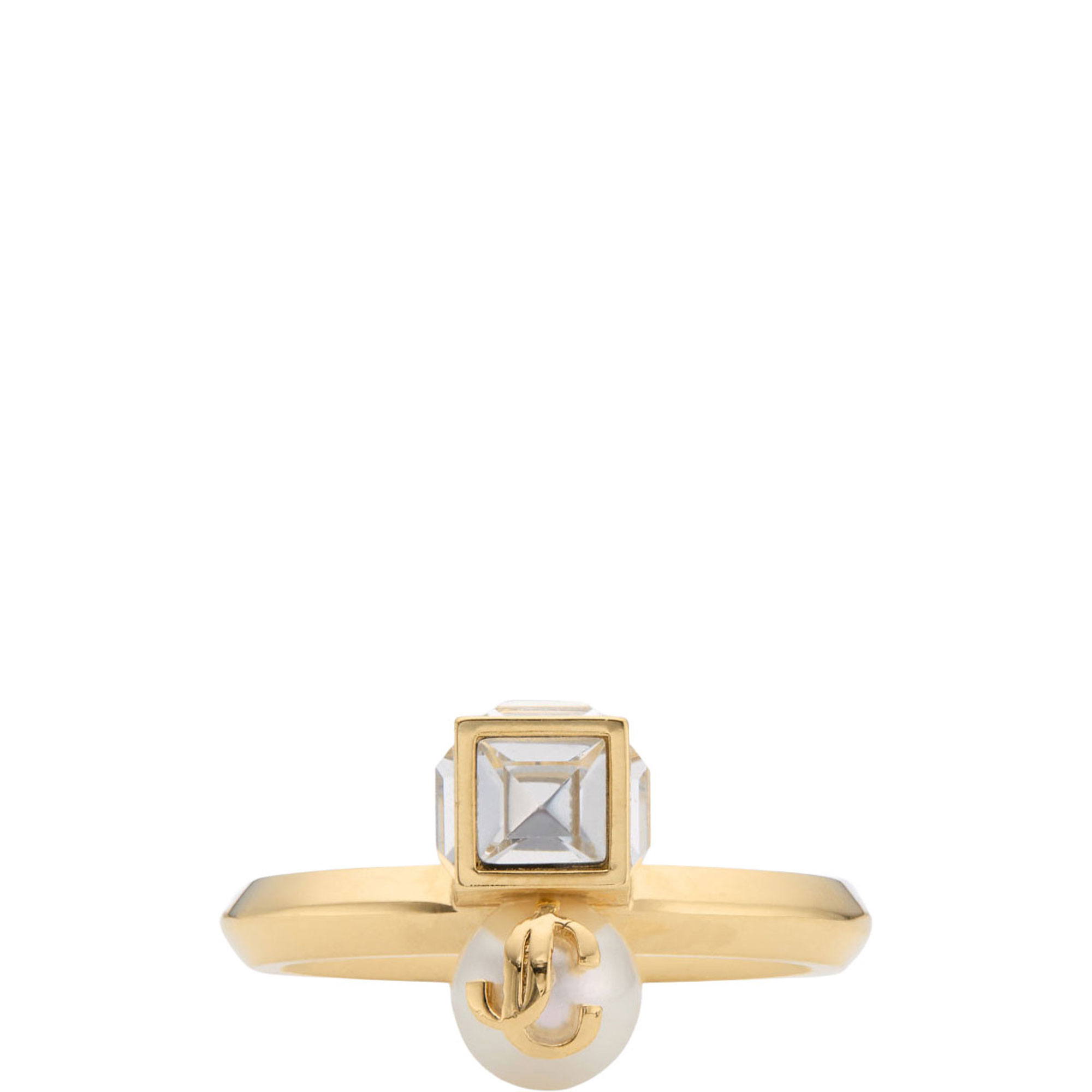 JC Pearl Cube Ring