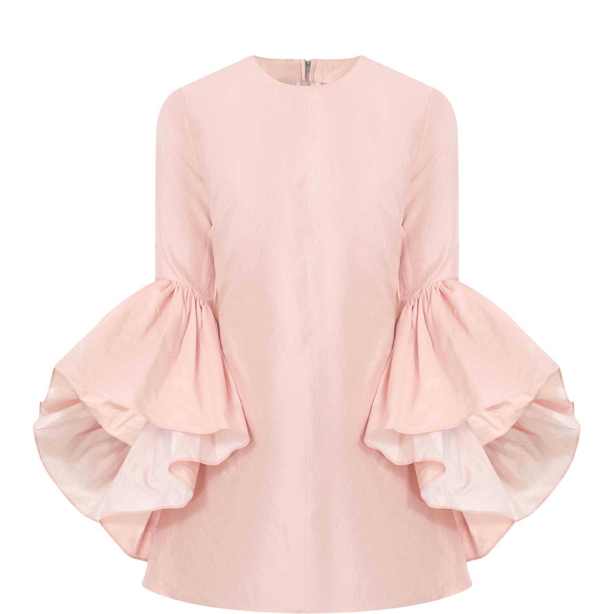 Wrinkled Oyster Mini Dress