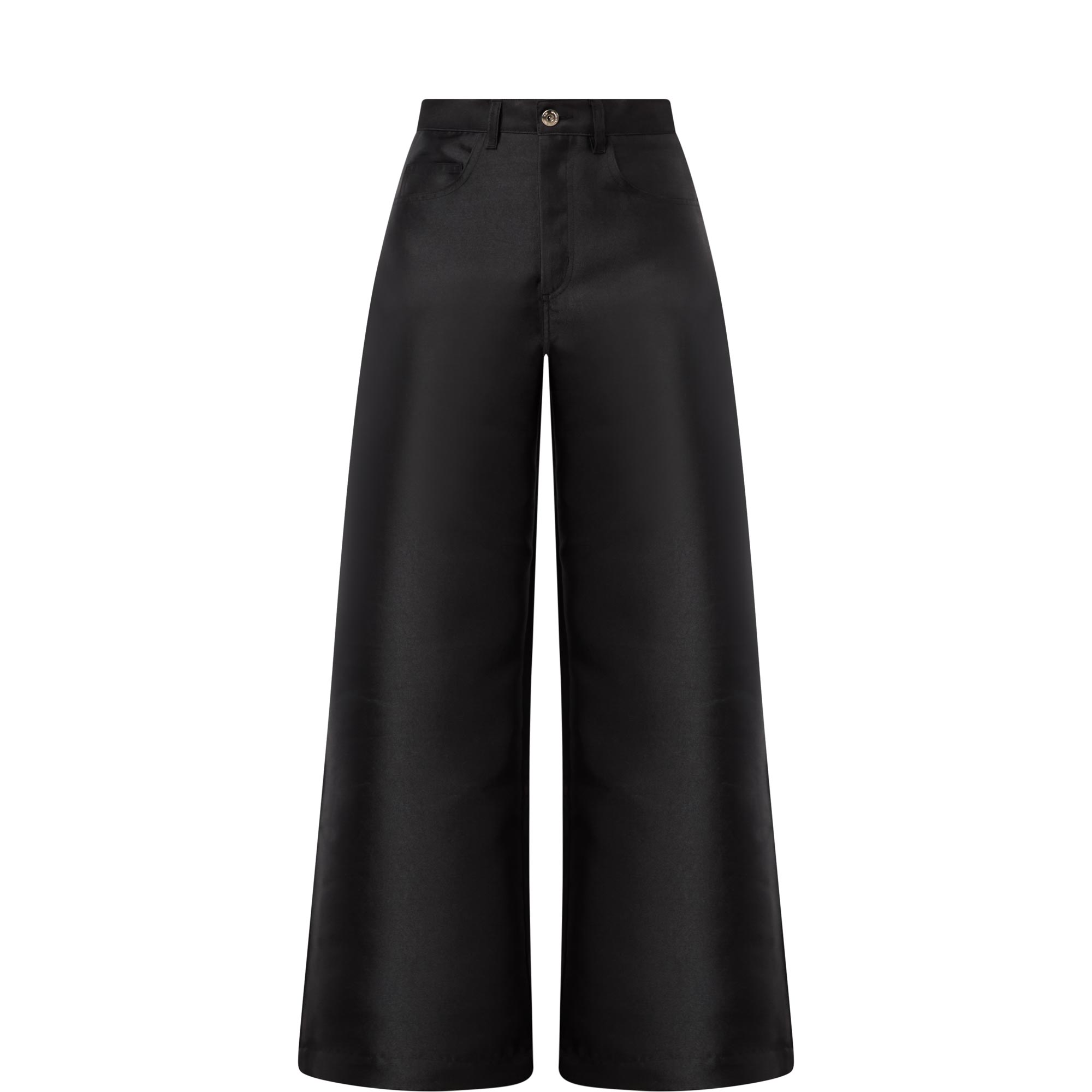 Satin Boyfriend Trousers