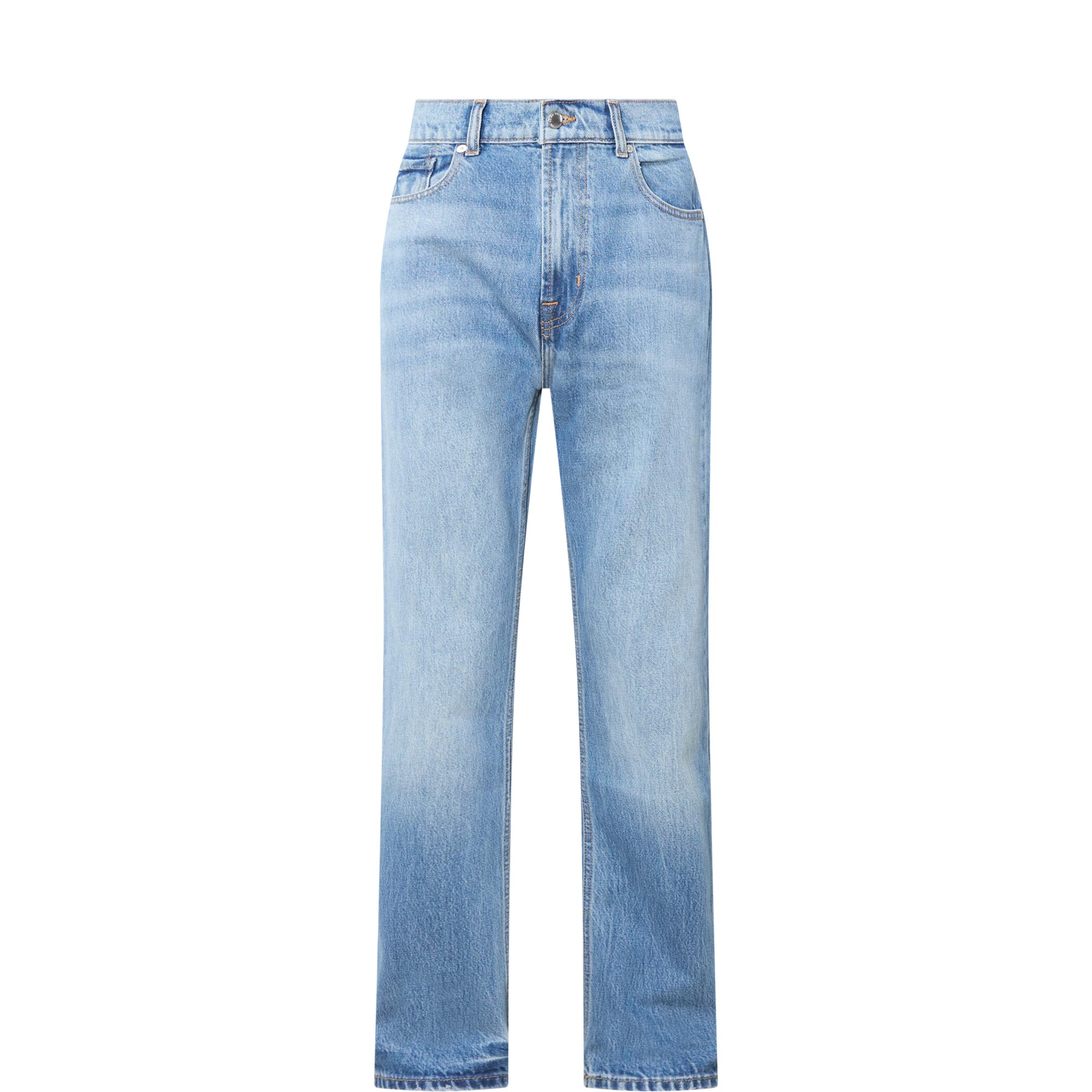 Easy High-Rise Straight Leg Jeans