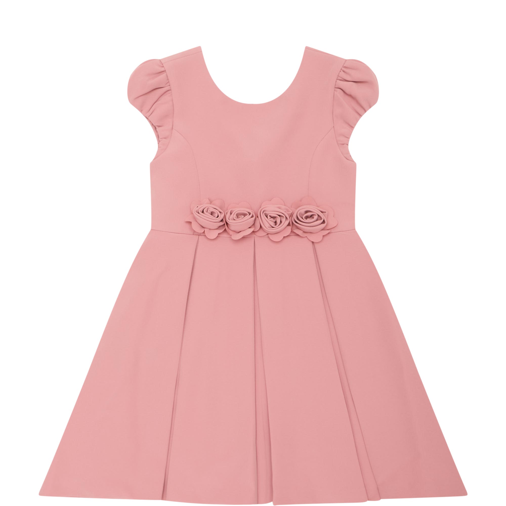 Flower Pleated Dress