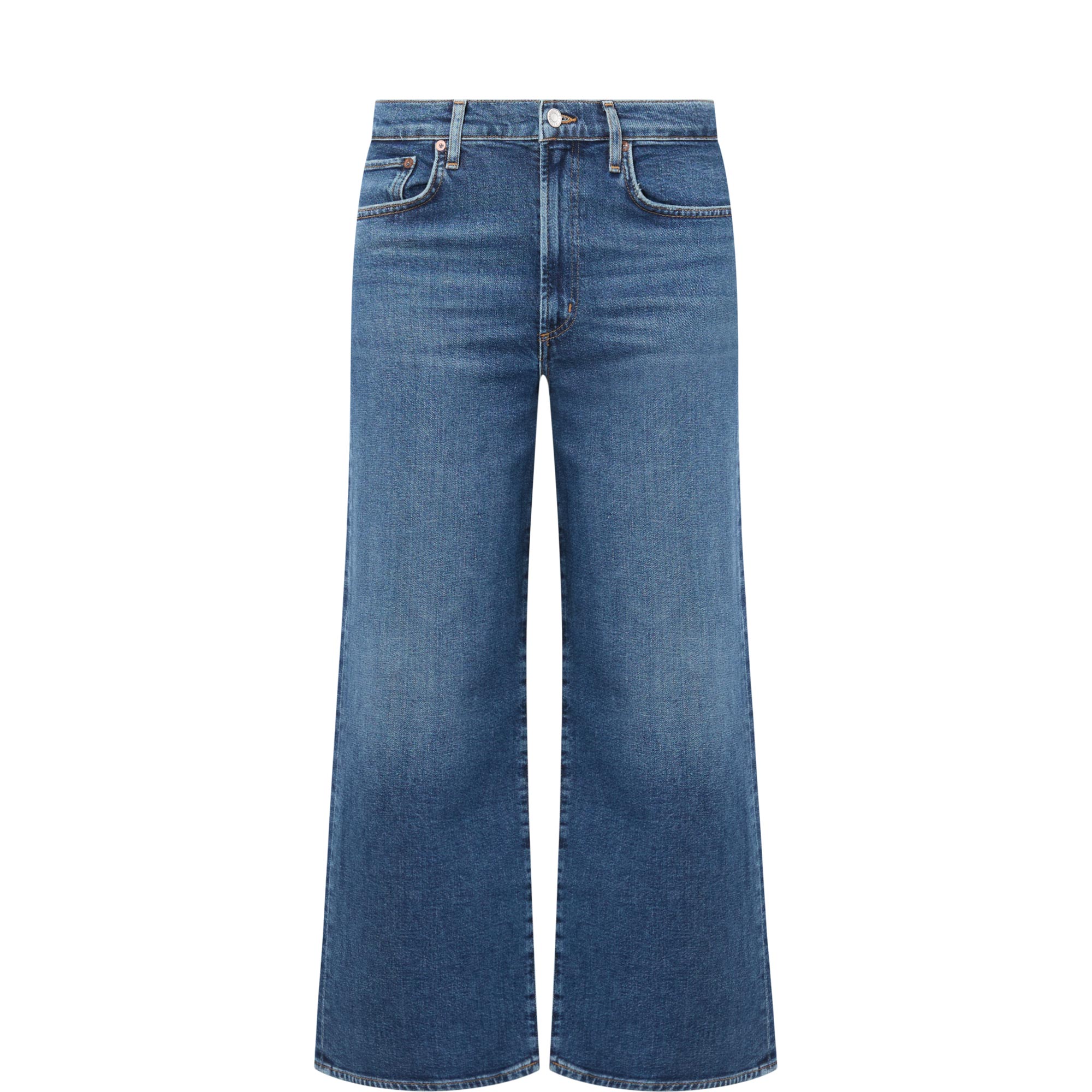 Harper Cropped Wide Leg Jeans