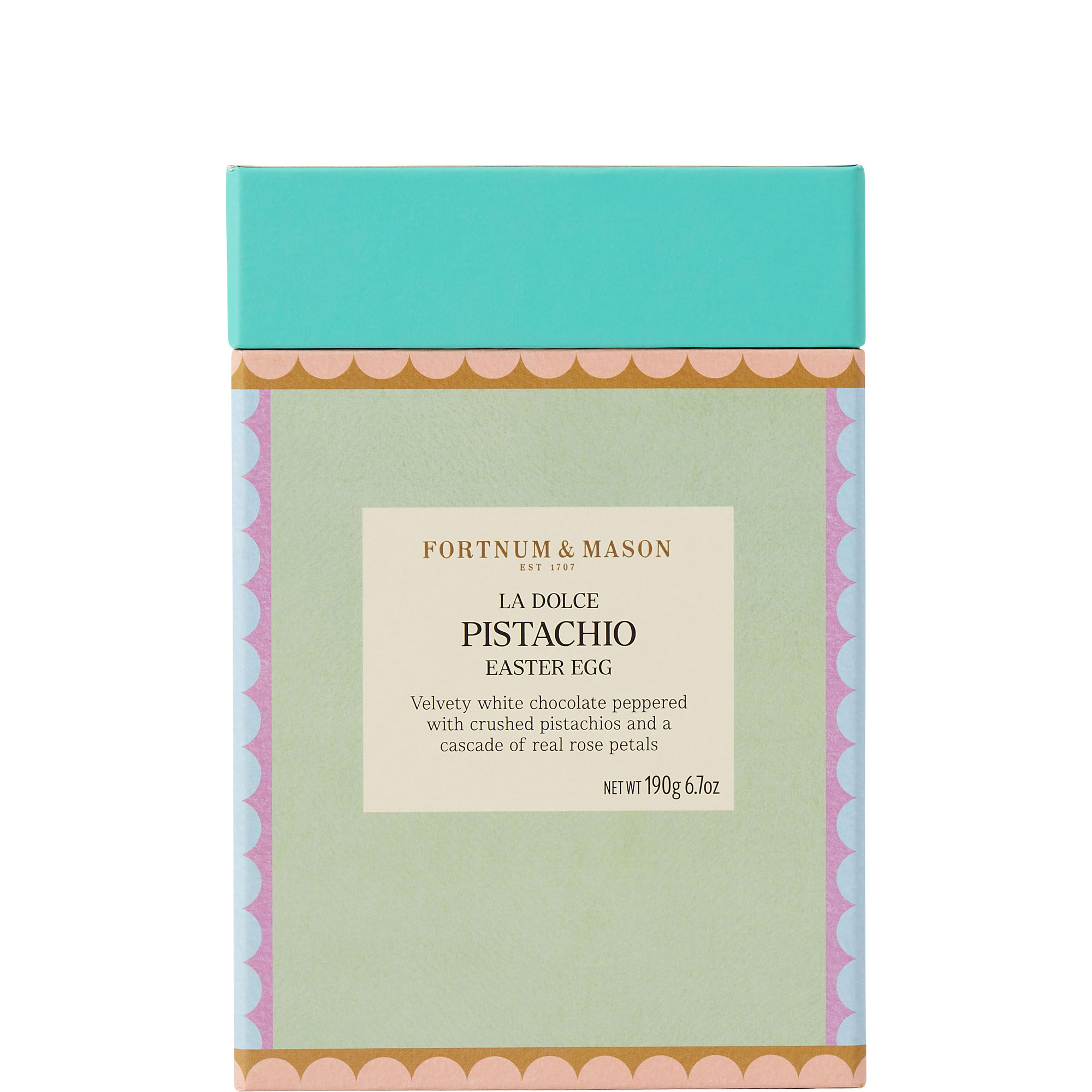 La Dolce Pistachio & White Chocolate Easter Egg 190g