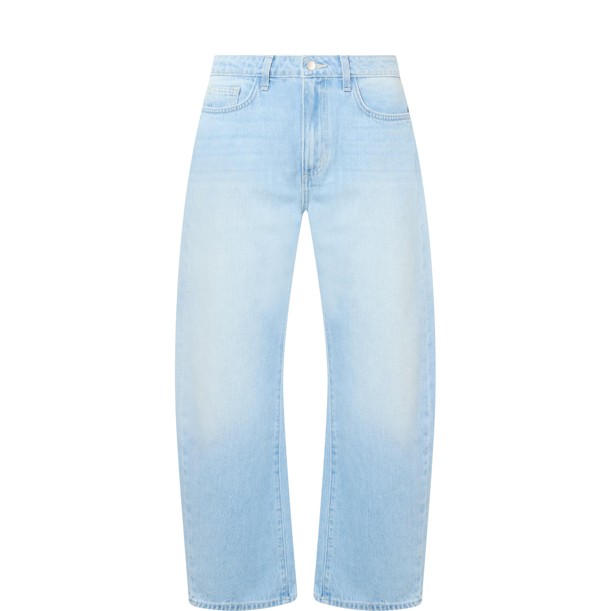 Mallis High-Rise Bow Wide Leg Jeans