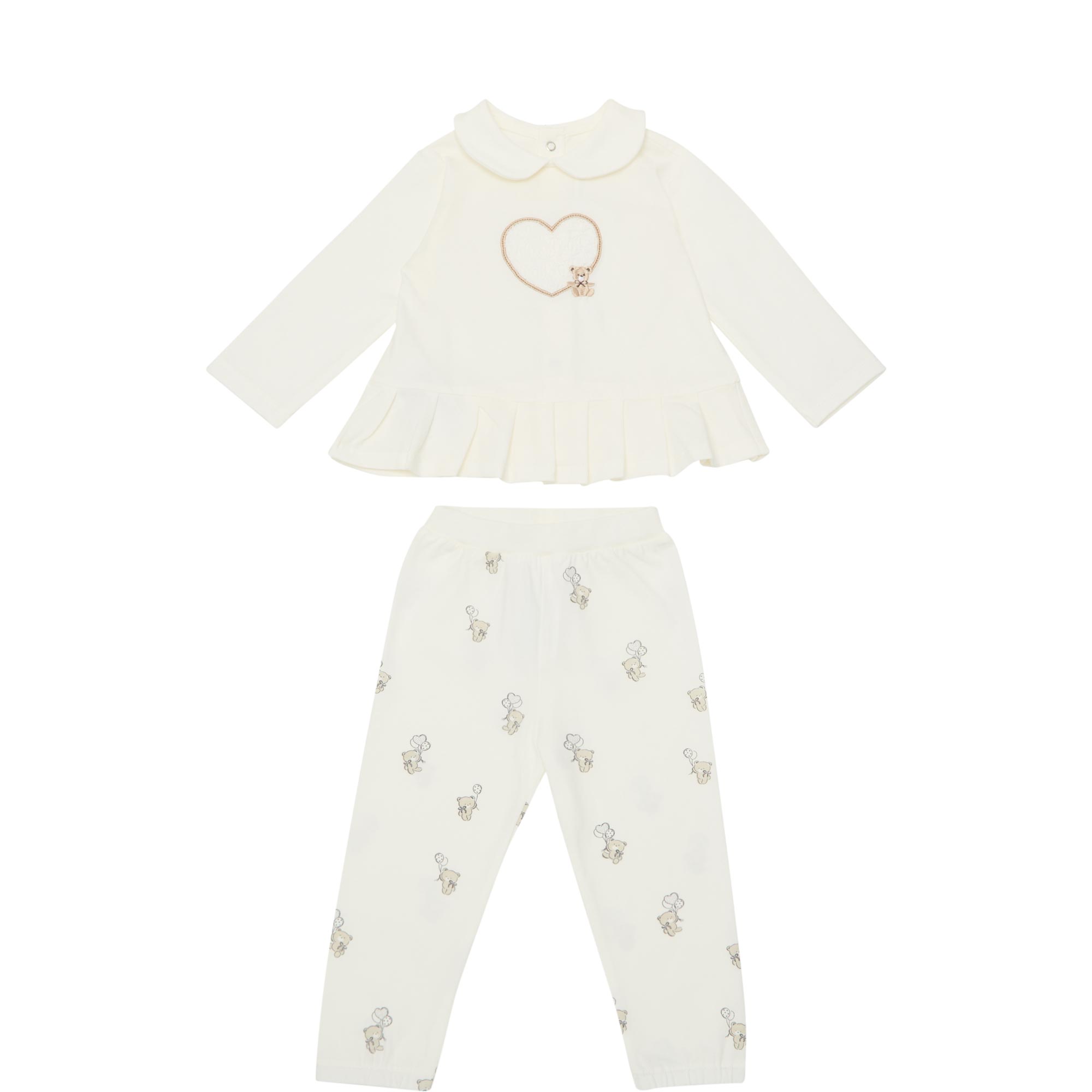 Blouse & Leg Warmer Two-Piece Set