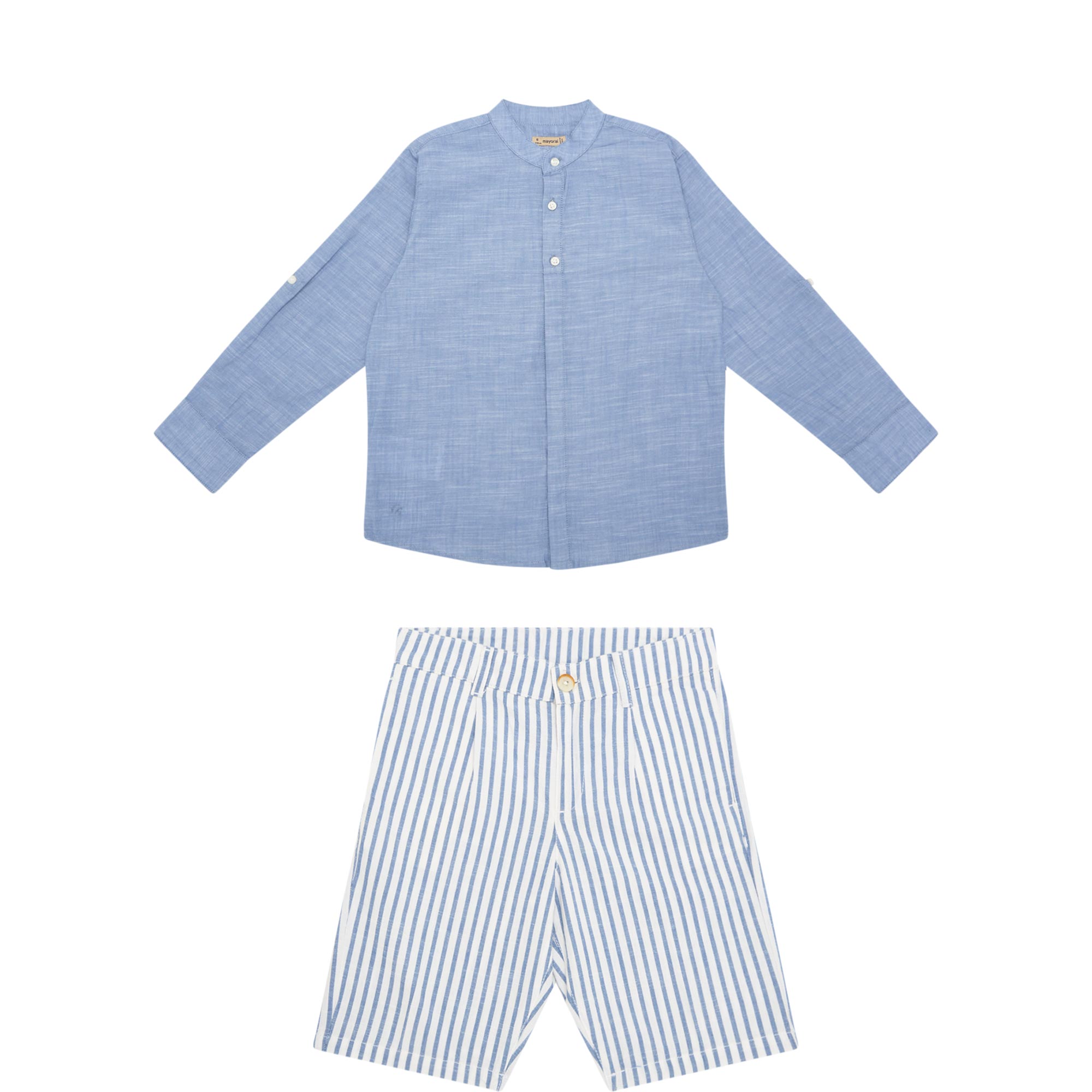Shirt & Bermuda Shorts Two-Piece Set