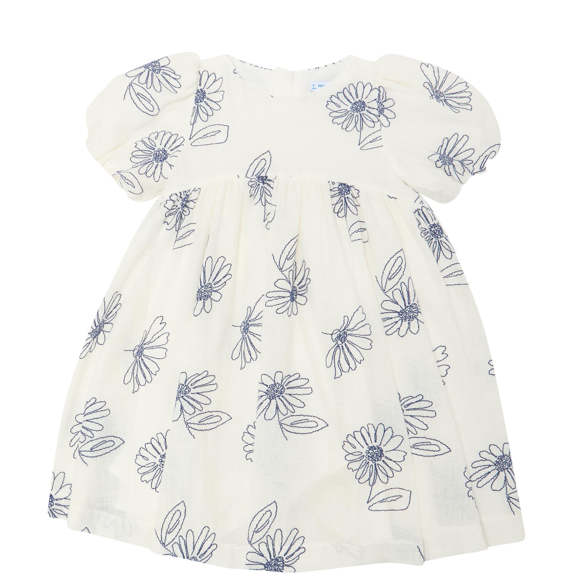 Rustic Floral Print Dress