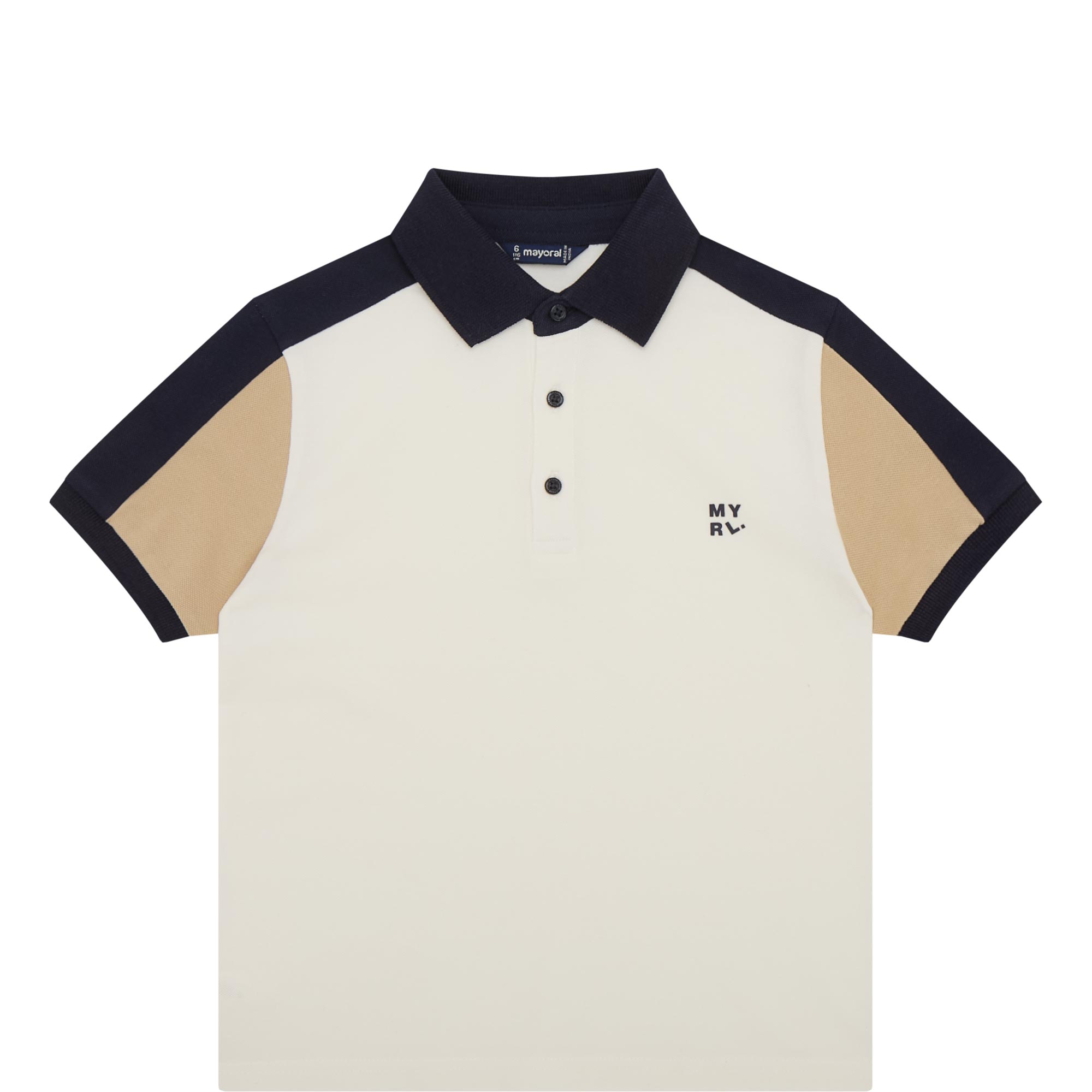 Logo Colourblock Polo Shirt