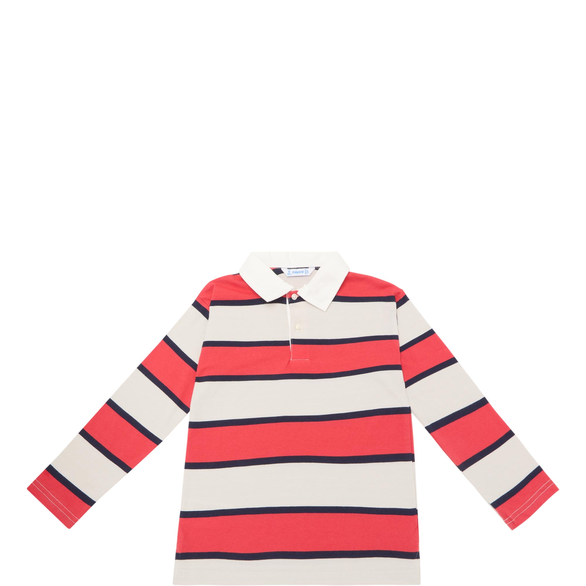 Striped Rugby Polo Shirt
