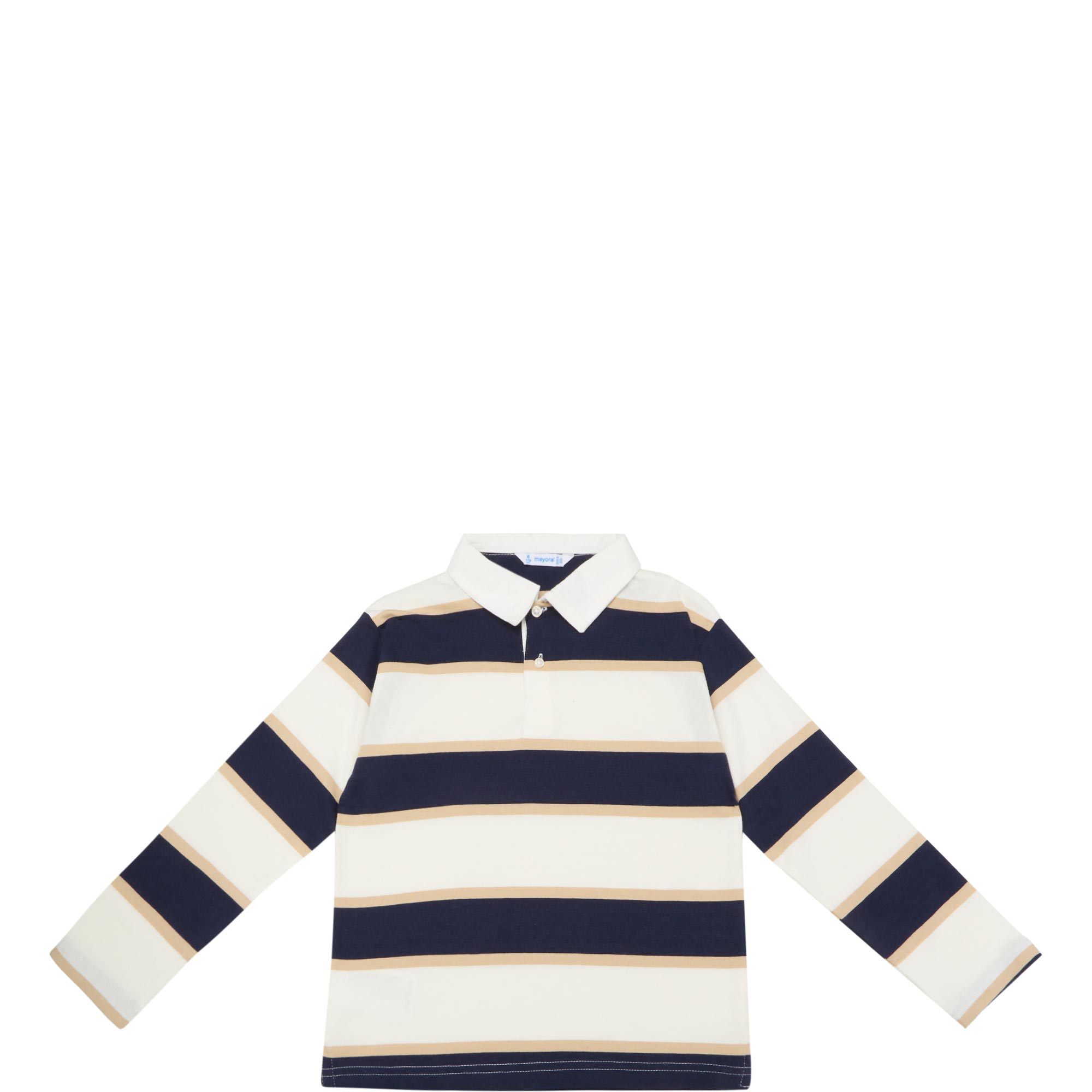 Striped Rugby Polo Shirt
