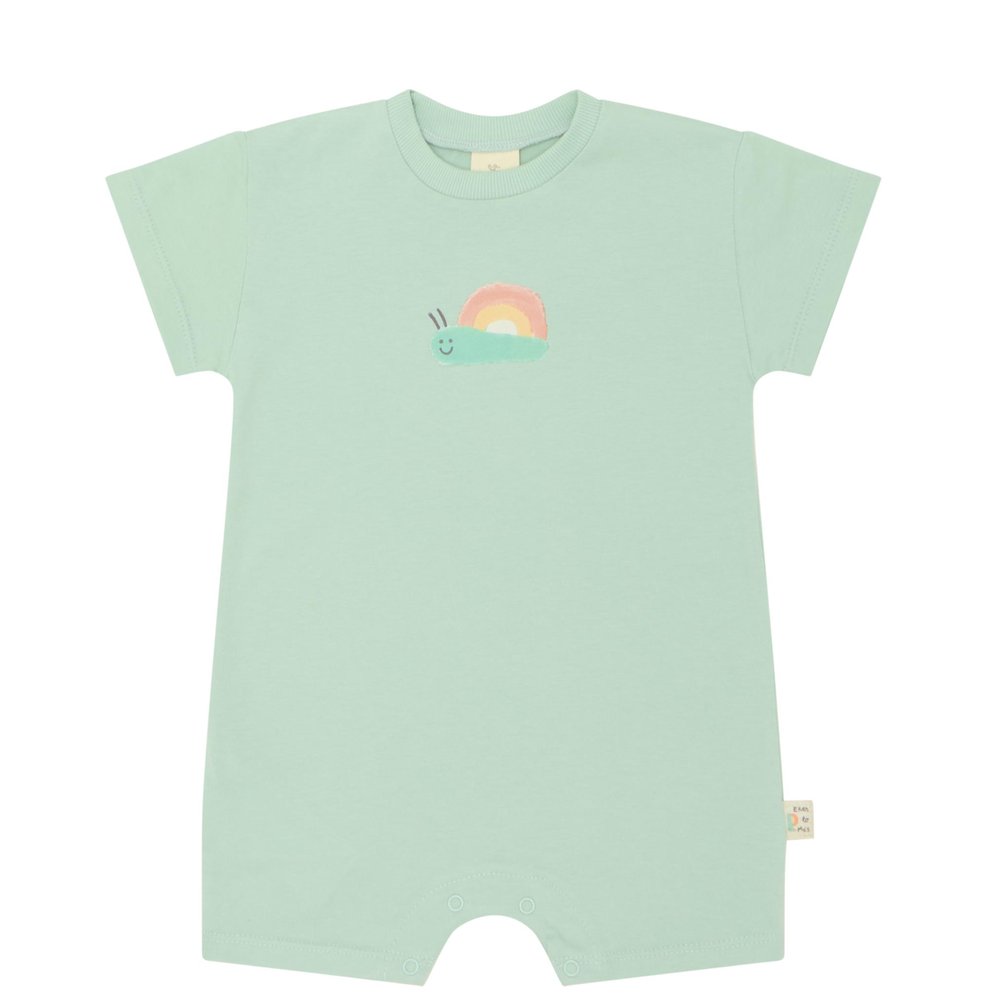 Snail Graphic Romper