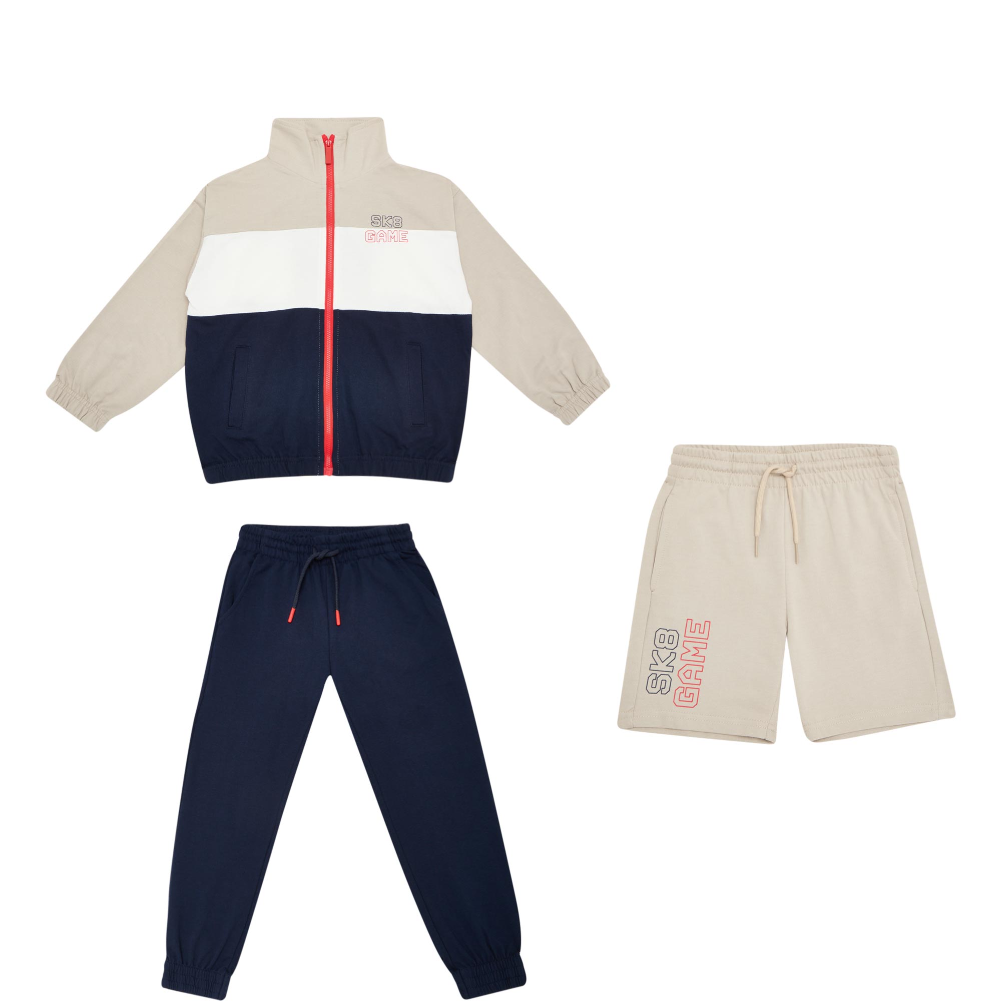 Sk8 Game Tracksuit Three-Piece Set
