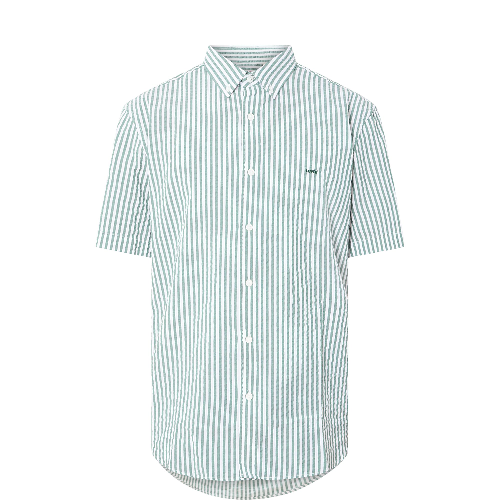 Authentic Seersucker Striped Shirt
