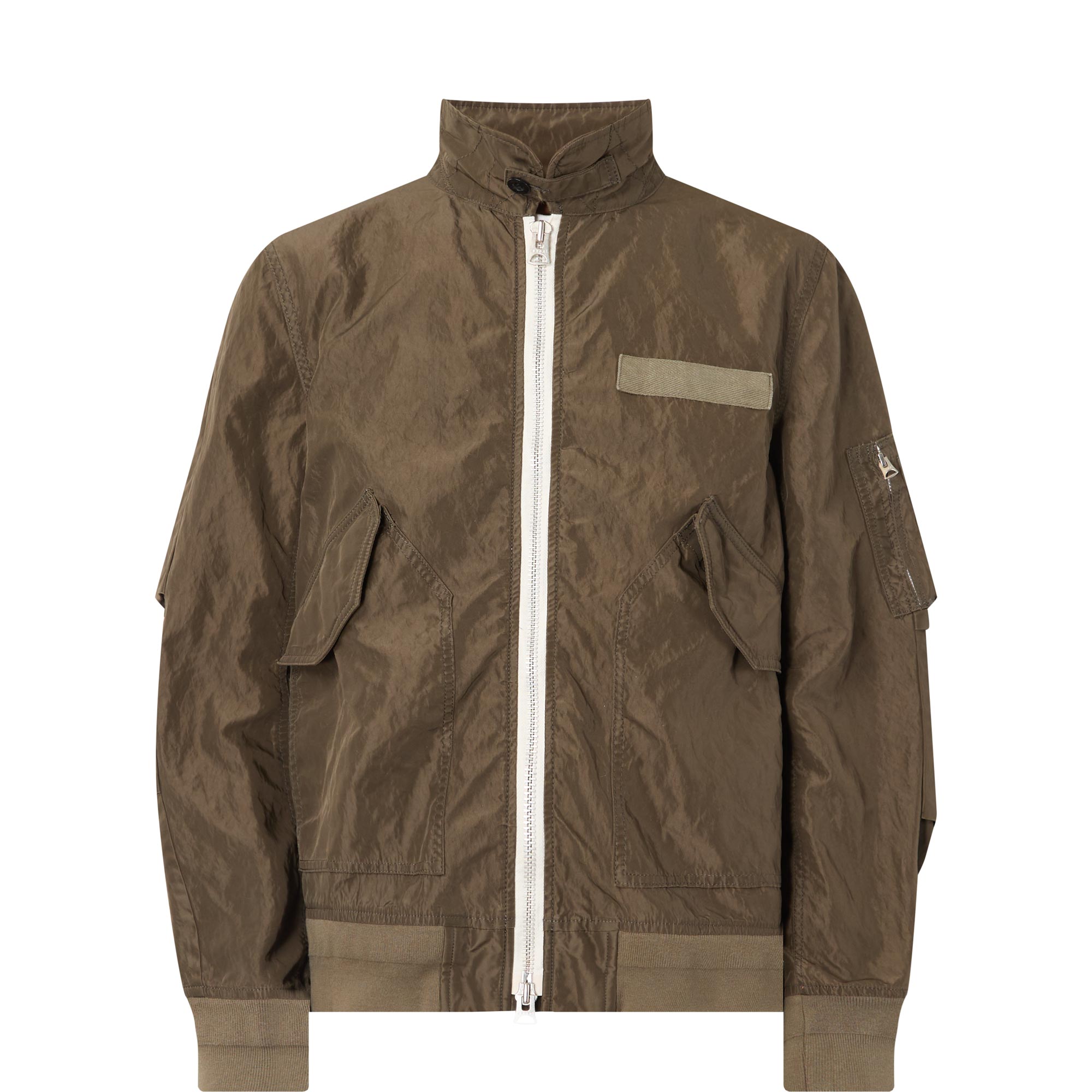 Cargo Flap Pocket Bomber Jacket