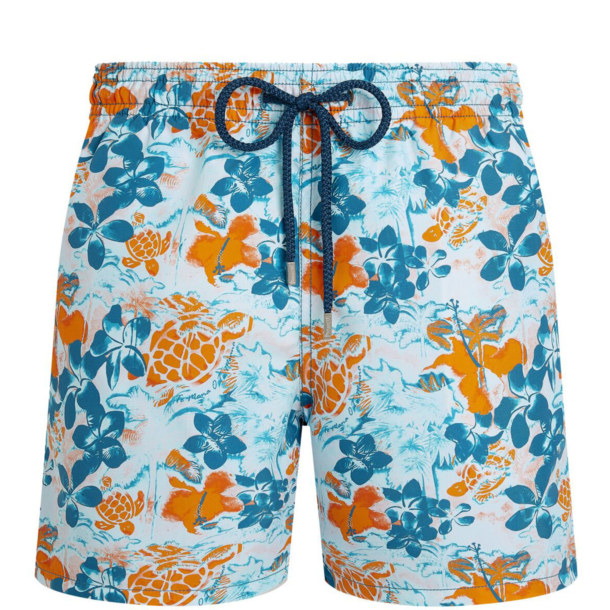 Moorea Jungle Turtles Logo Swim Shorts