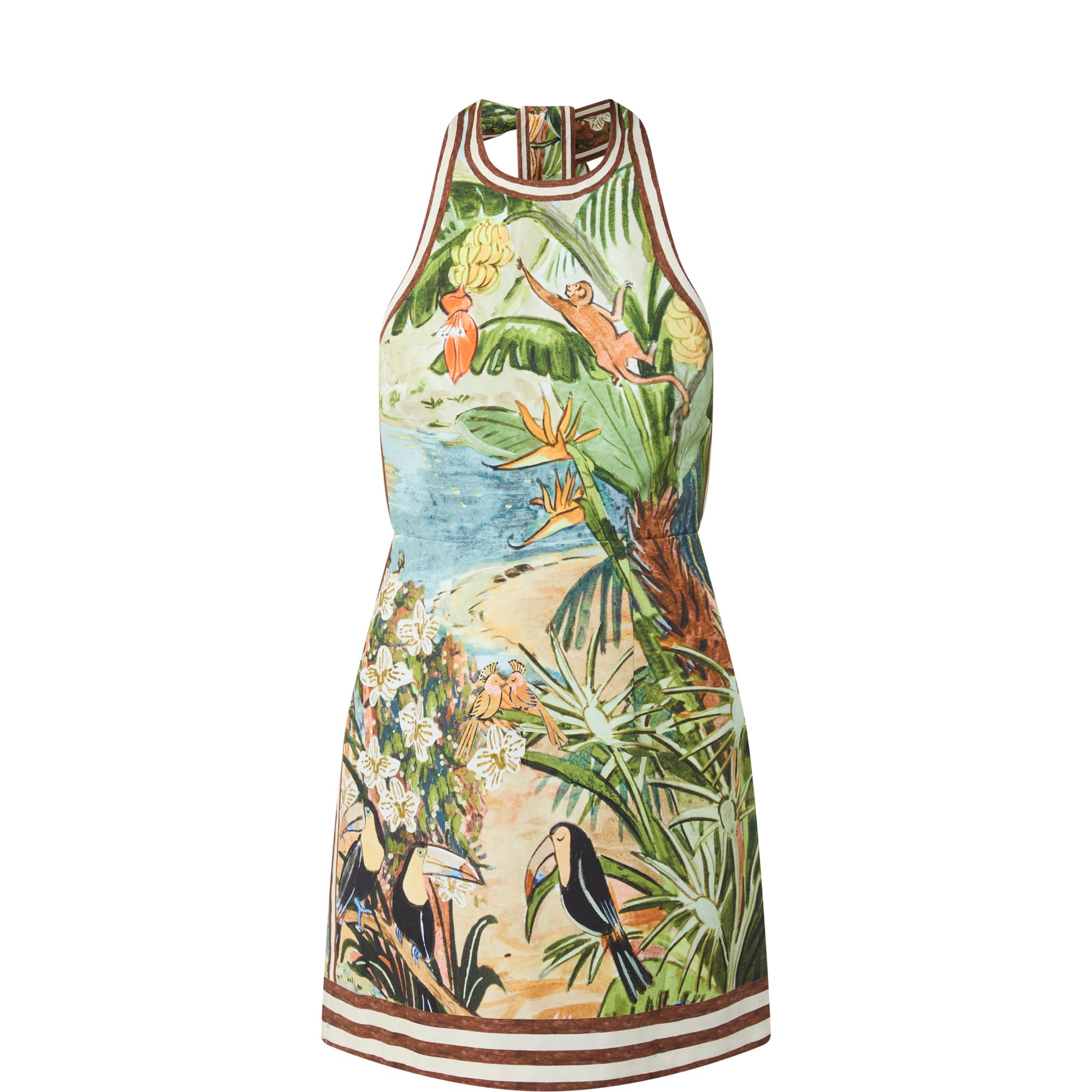 Toucan Tango Halter Mini Dress