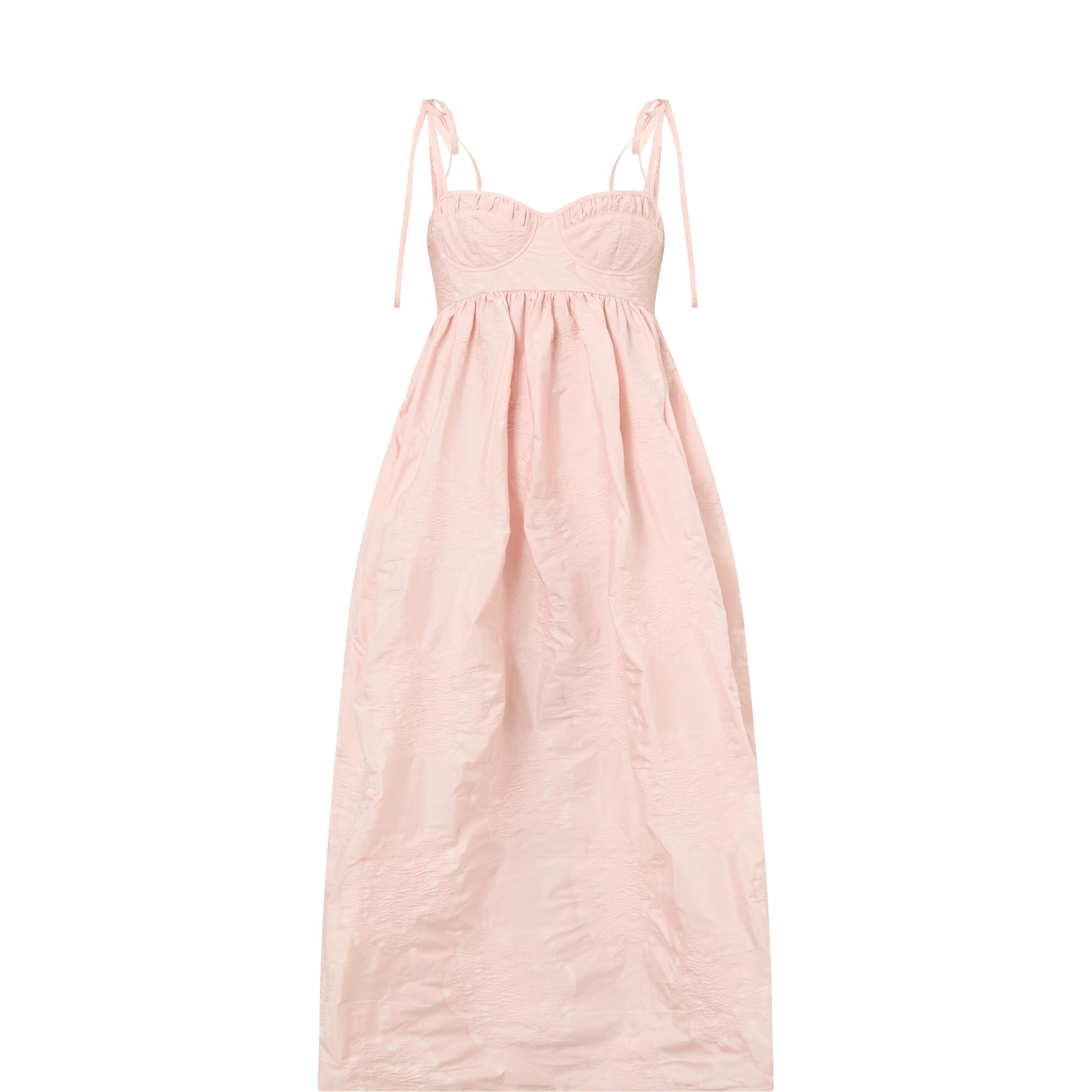 Alena Textured Flared Dress