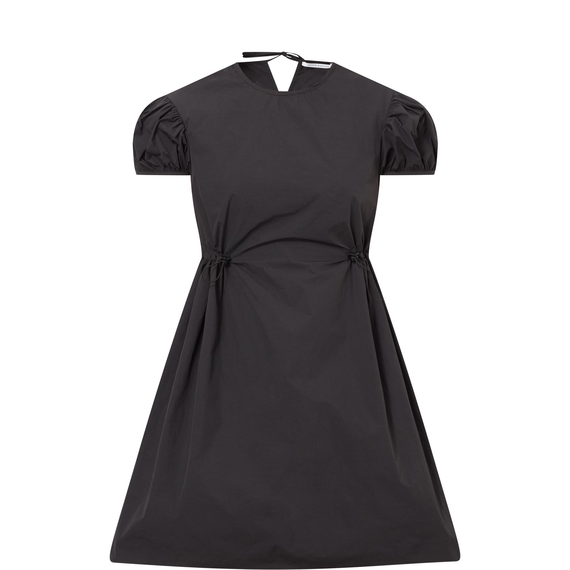 Carla Puff-Sleeve Mini Flared Dress