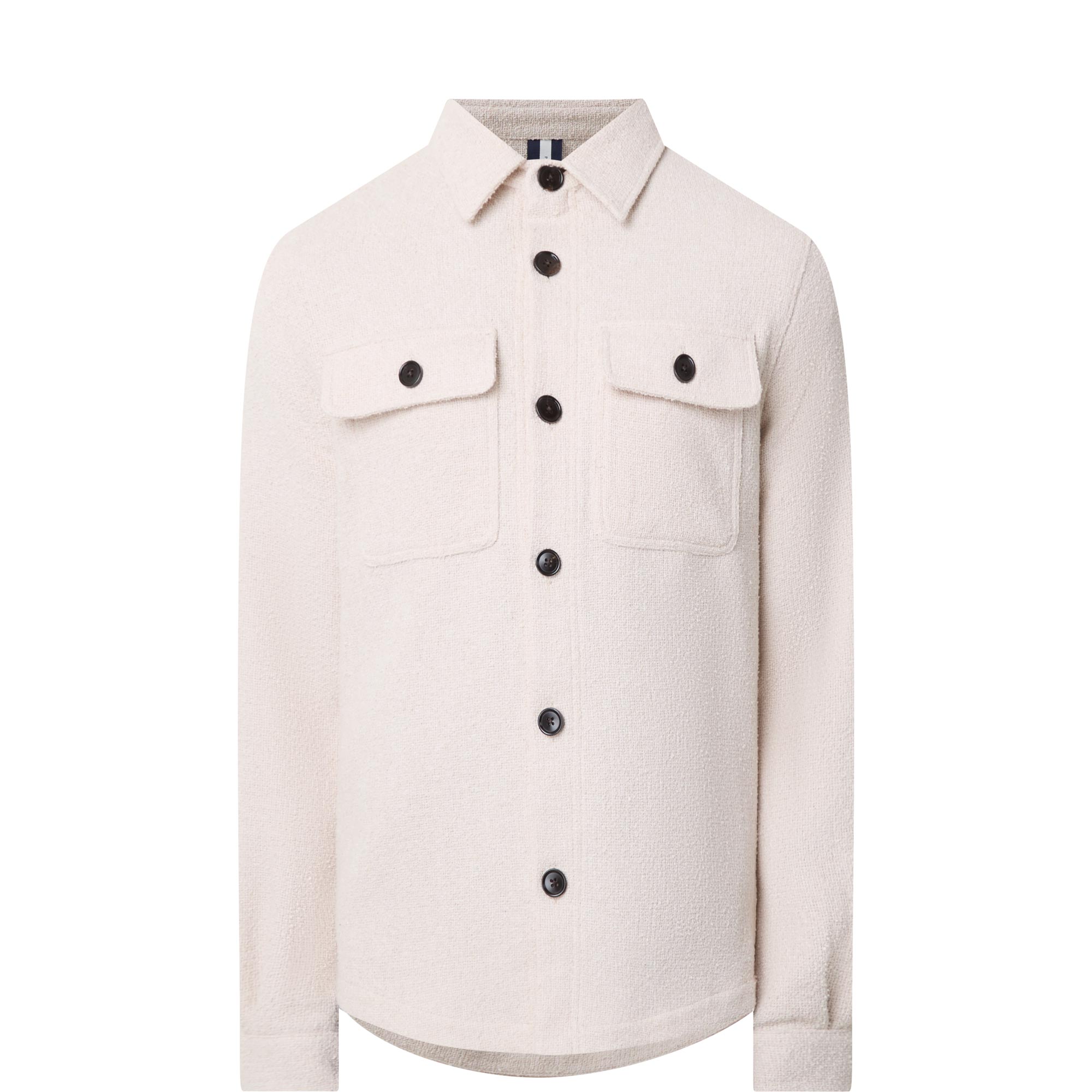 Boucl&eacute; Knitted Overshirt