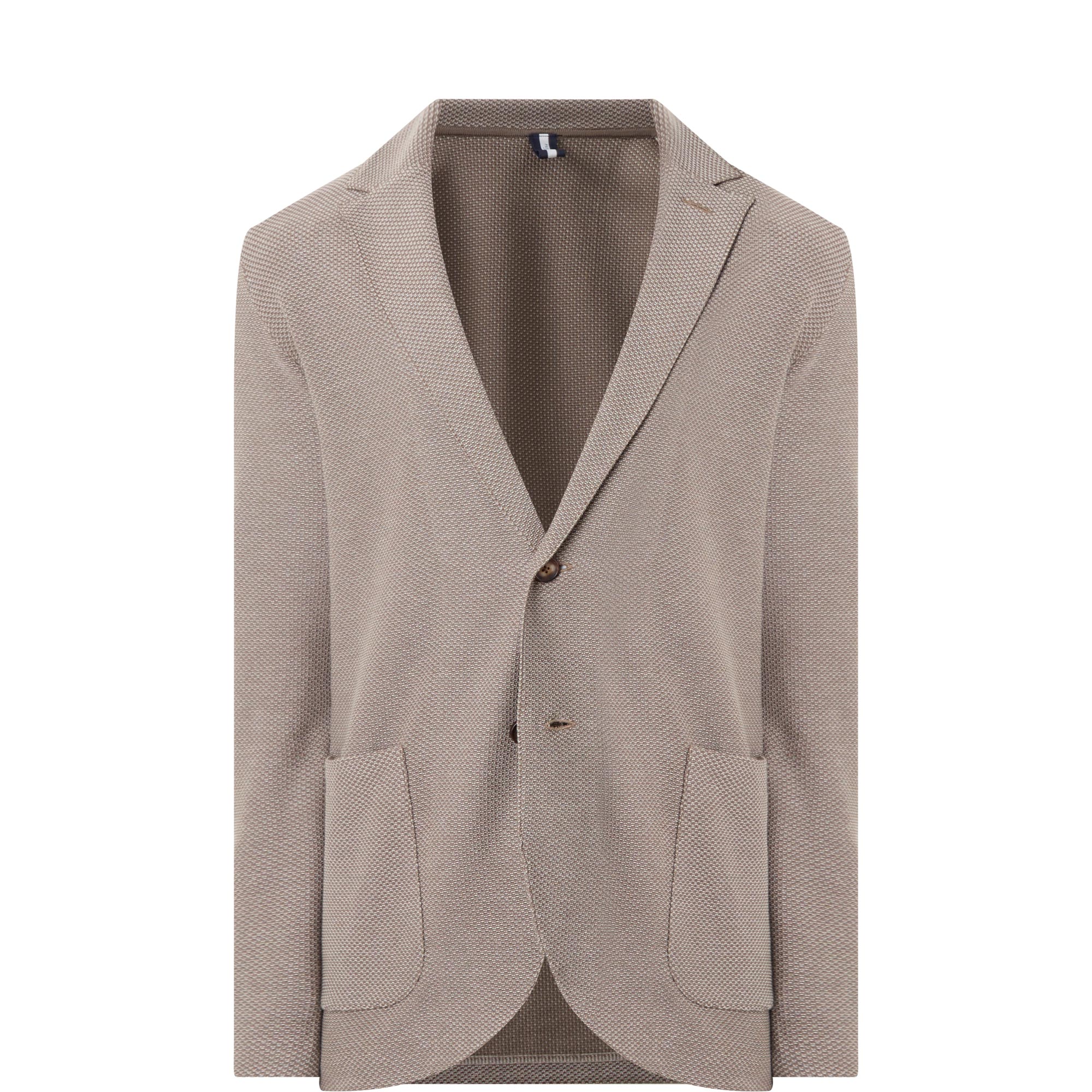 Honeycomb Single-Breasted Blazer