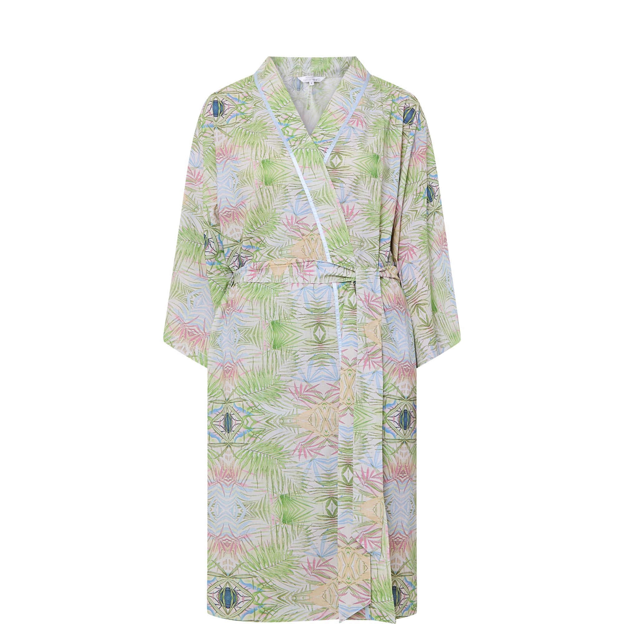 Botanical Belted Kimono