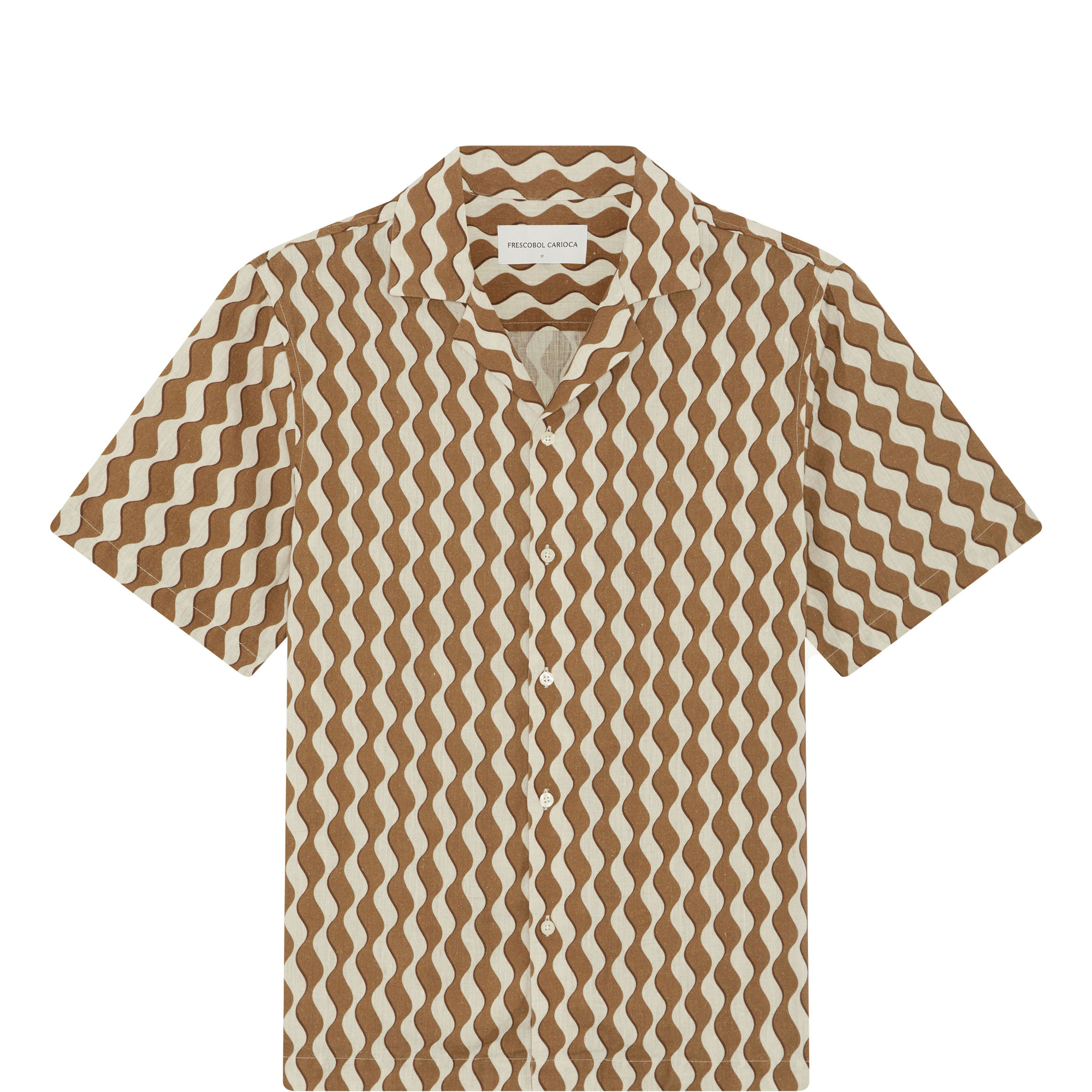 Roberto Printed Linen Casual Shirt