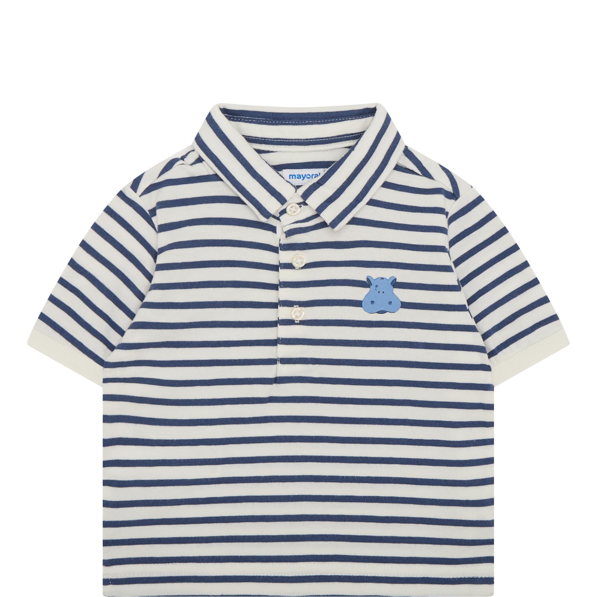 Stripe Animal Polo Shirt